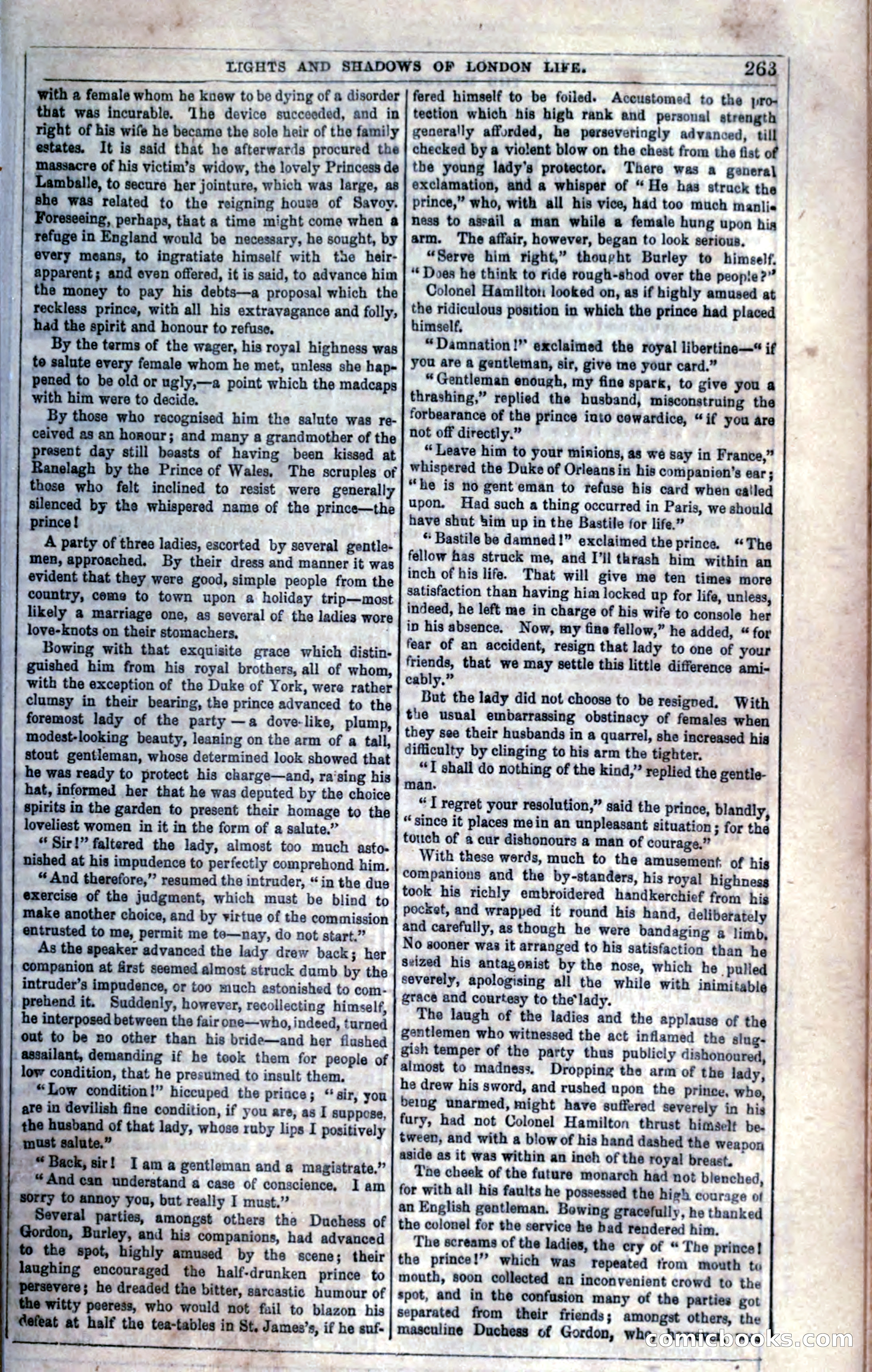 The Mysteries of London; or, Lights and Shadows of London Life — page 265 of 394