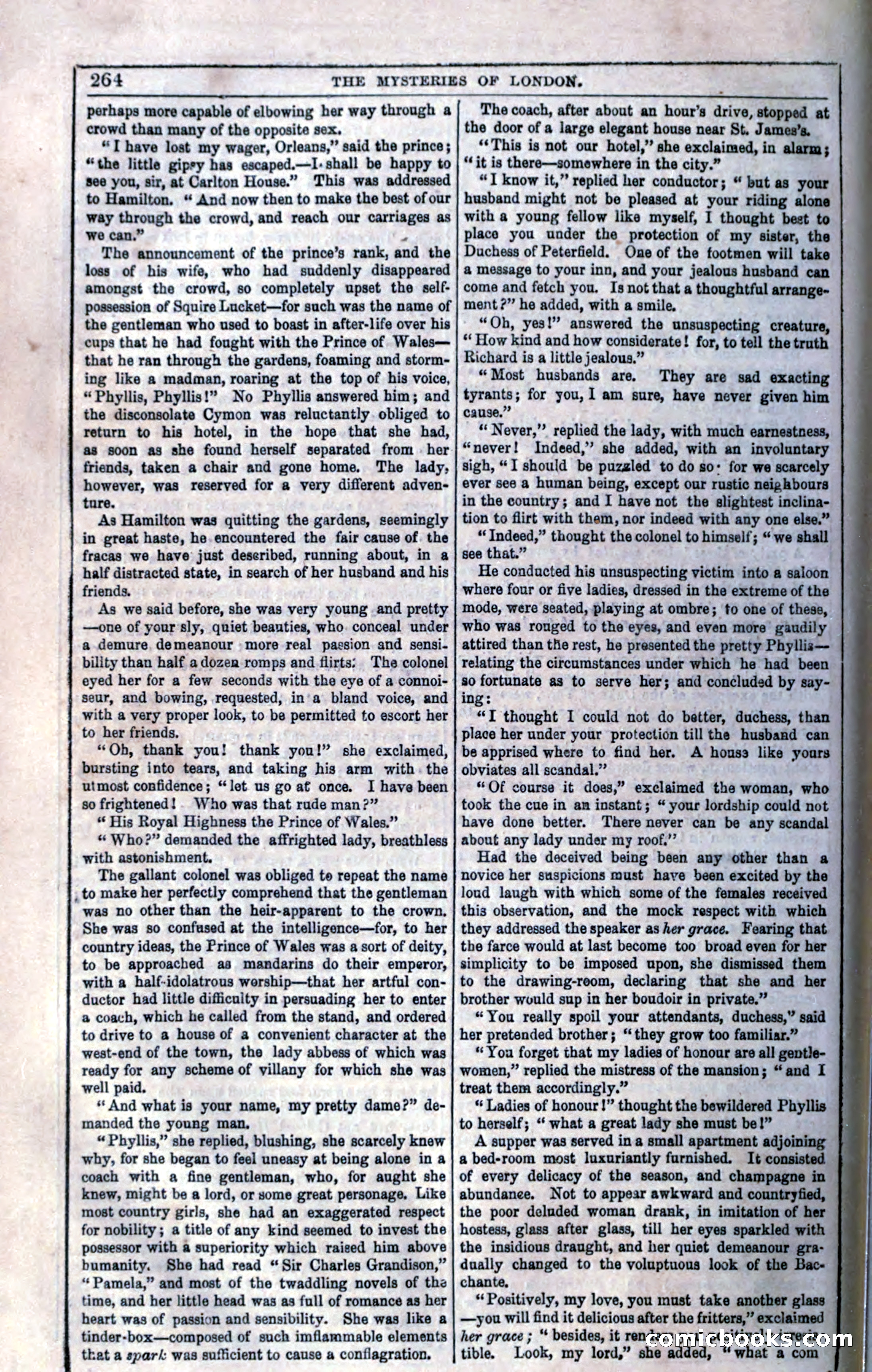 The Mysteries of London; or, Lights and Shadows of London Life — page 266 of 394