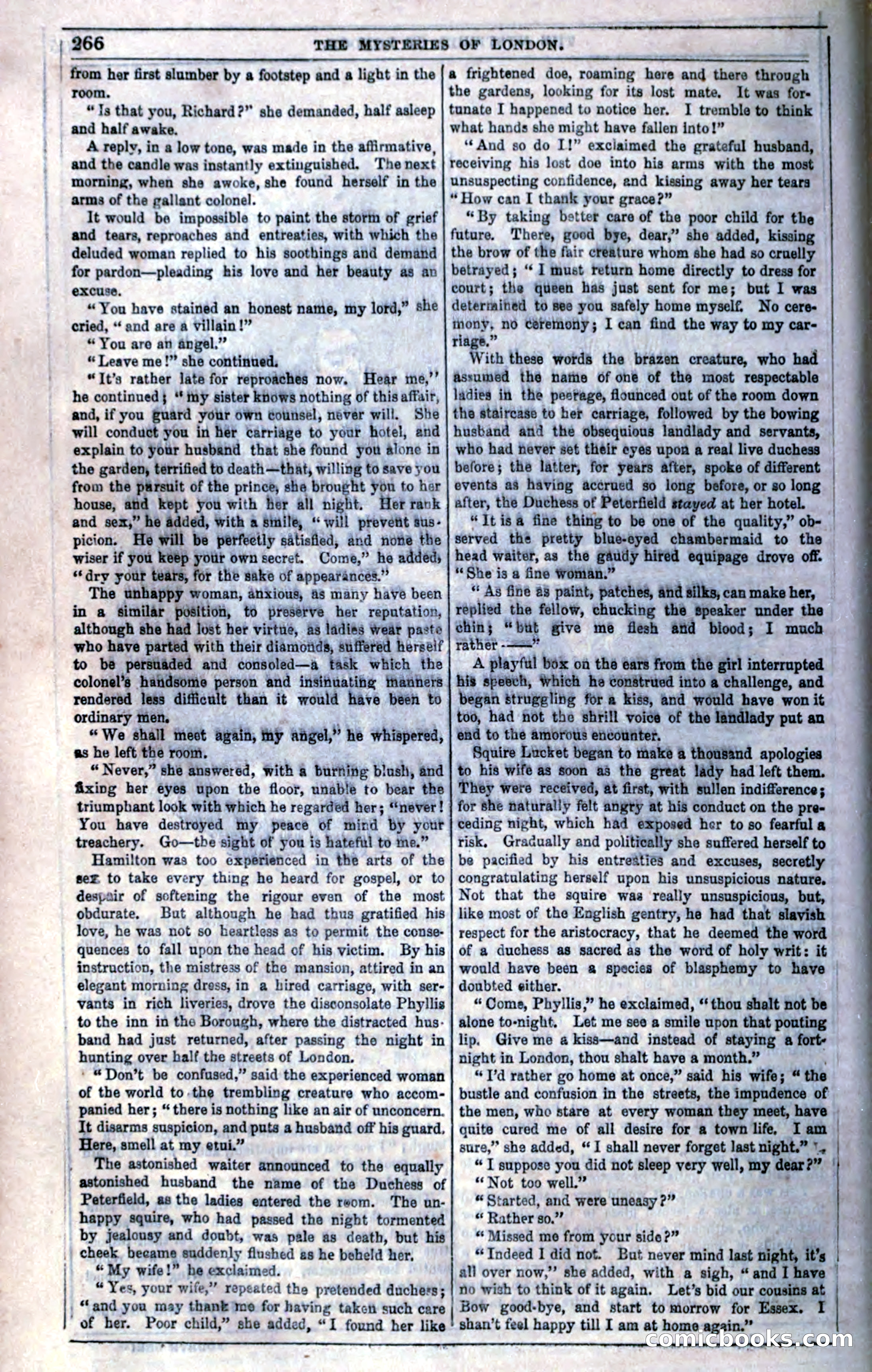 The Mysteries of London; or, Lights and Shadows of London Life — page 268 of 394