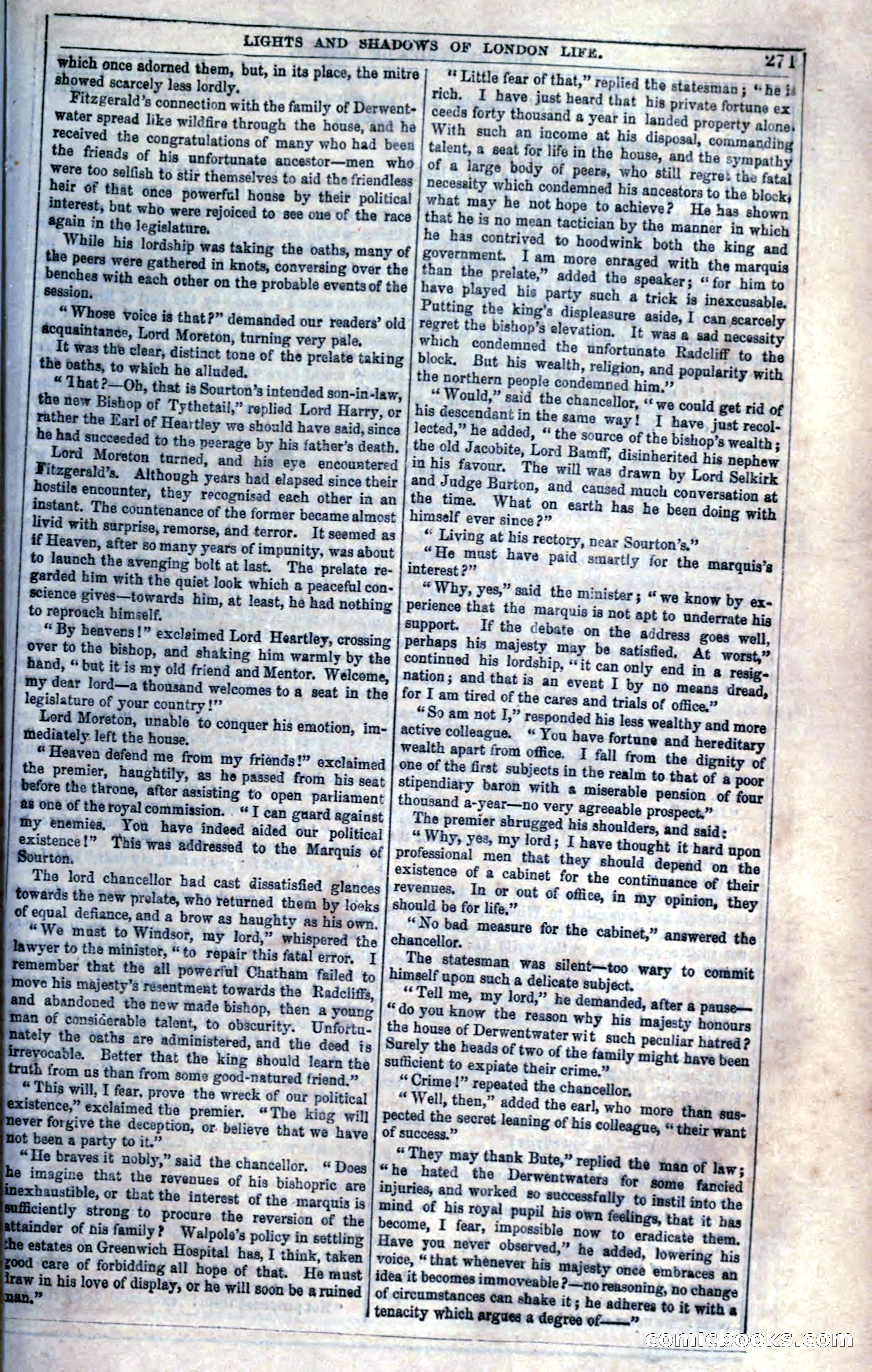 The Mysteries of London; or, Lights and Shadows of London Life — page 273 of 394