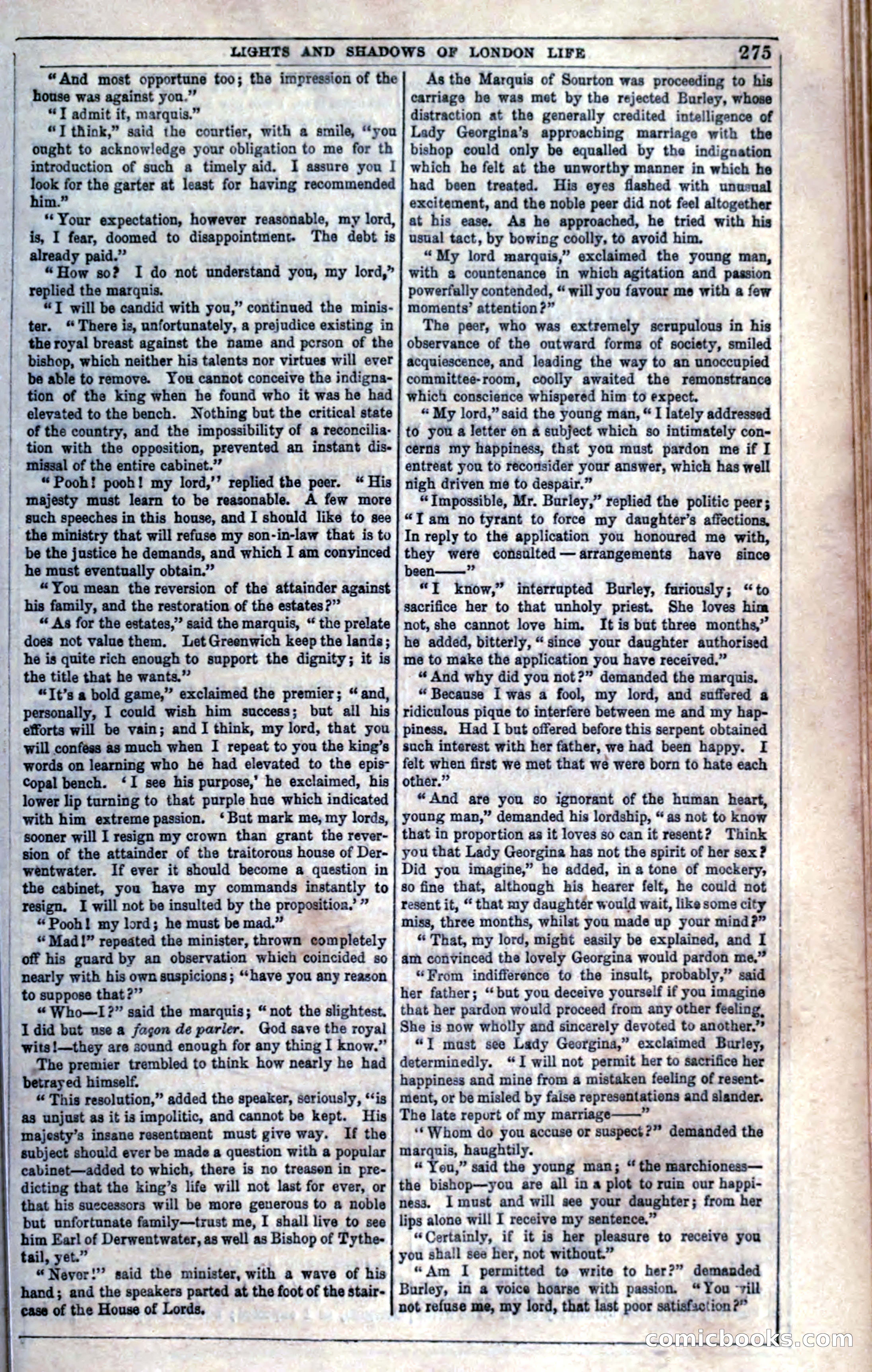 The Mysteries of London; or, Lights and Shadows of London Life — page 277 of 394