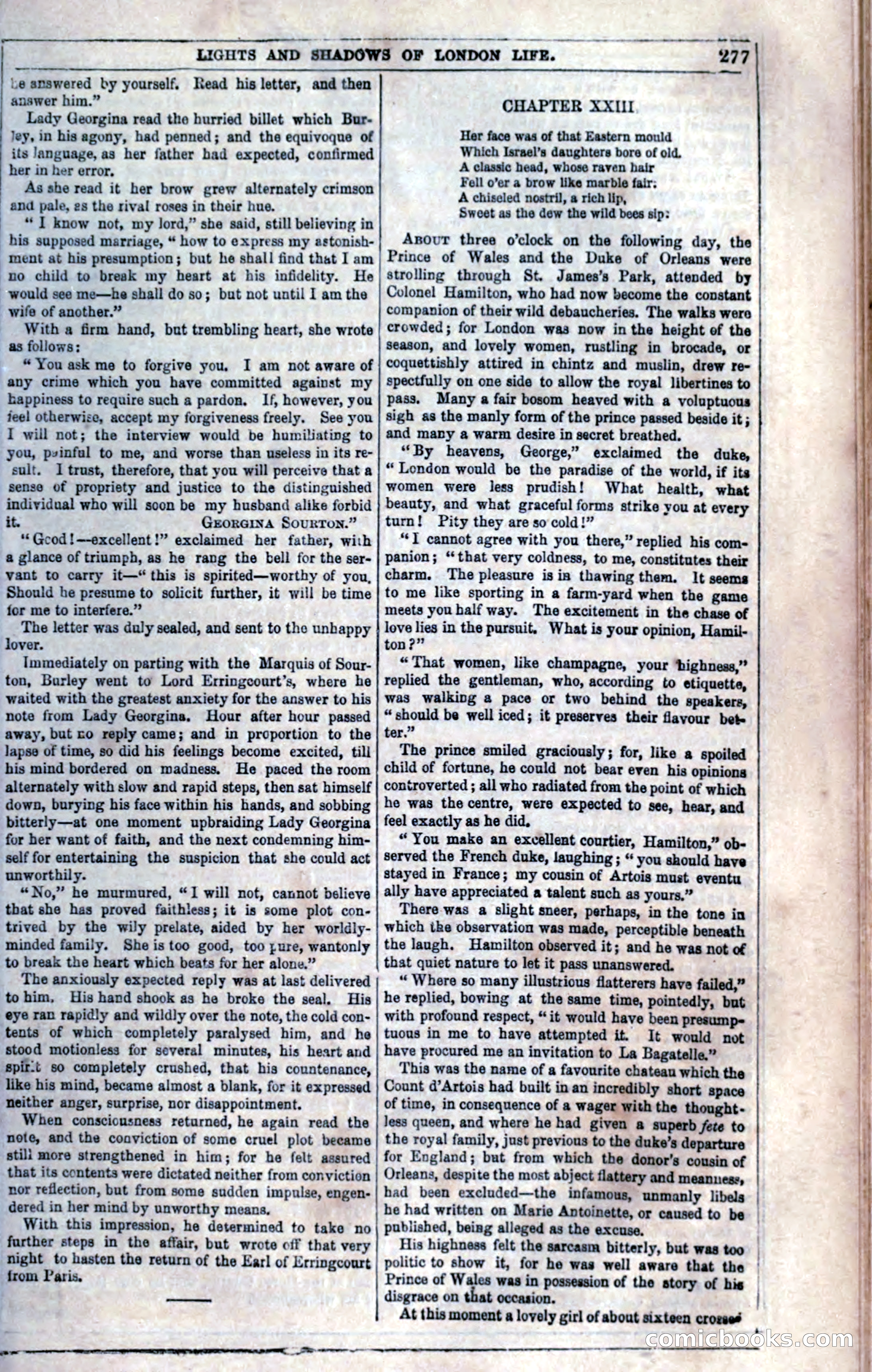 The Mysteries of London; or, Lights and Shadows of London Life — page 279 of 394
