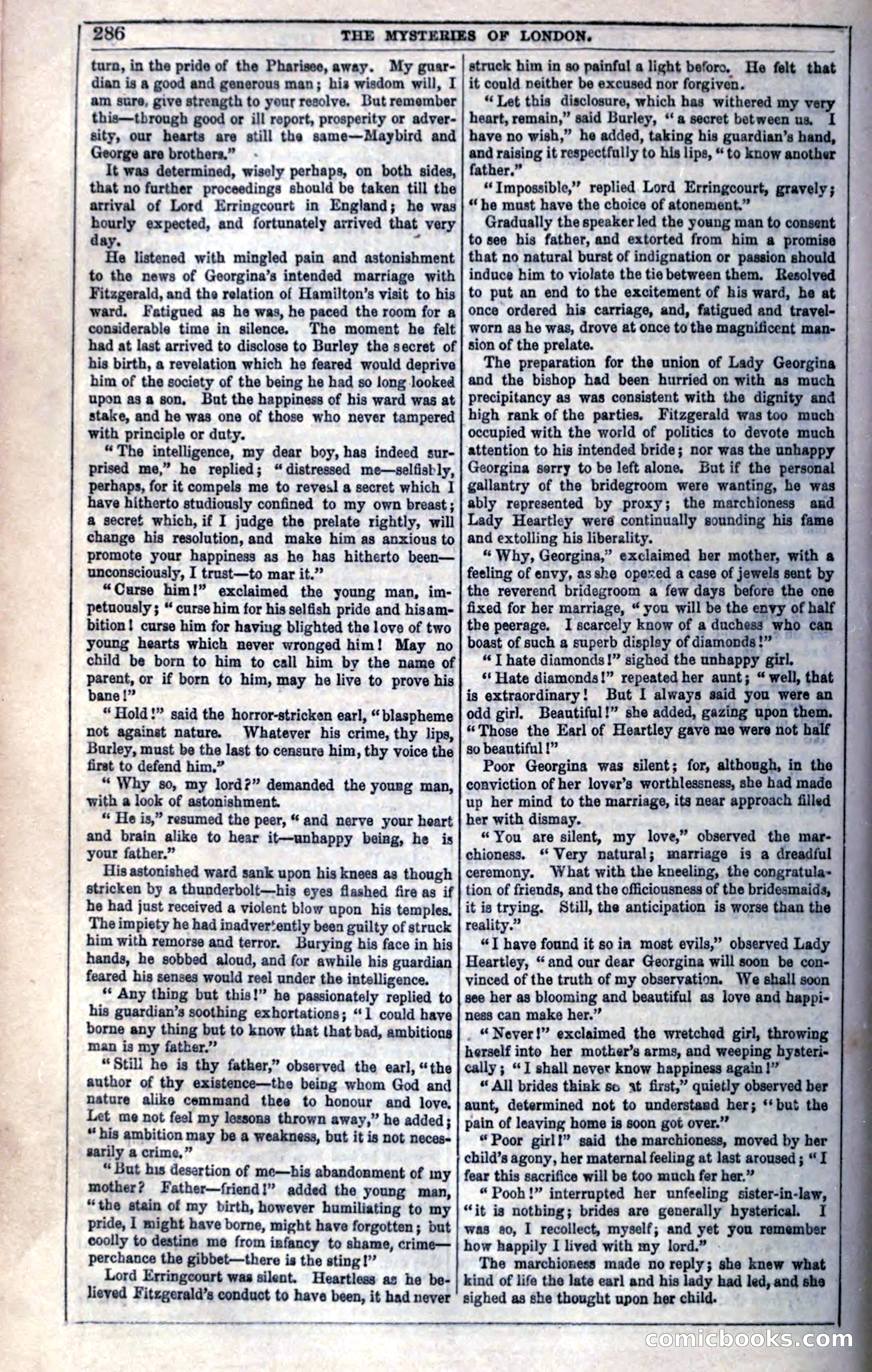 The Mysteries of London; or, Lights and Shadows of London Life — page 288 of 394