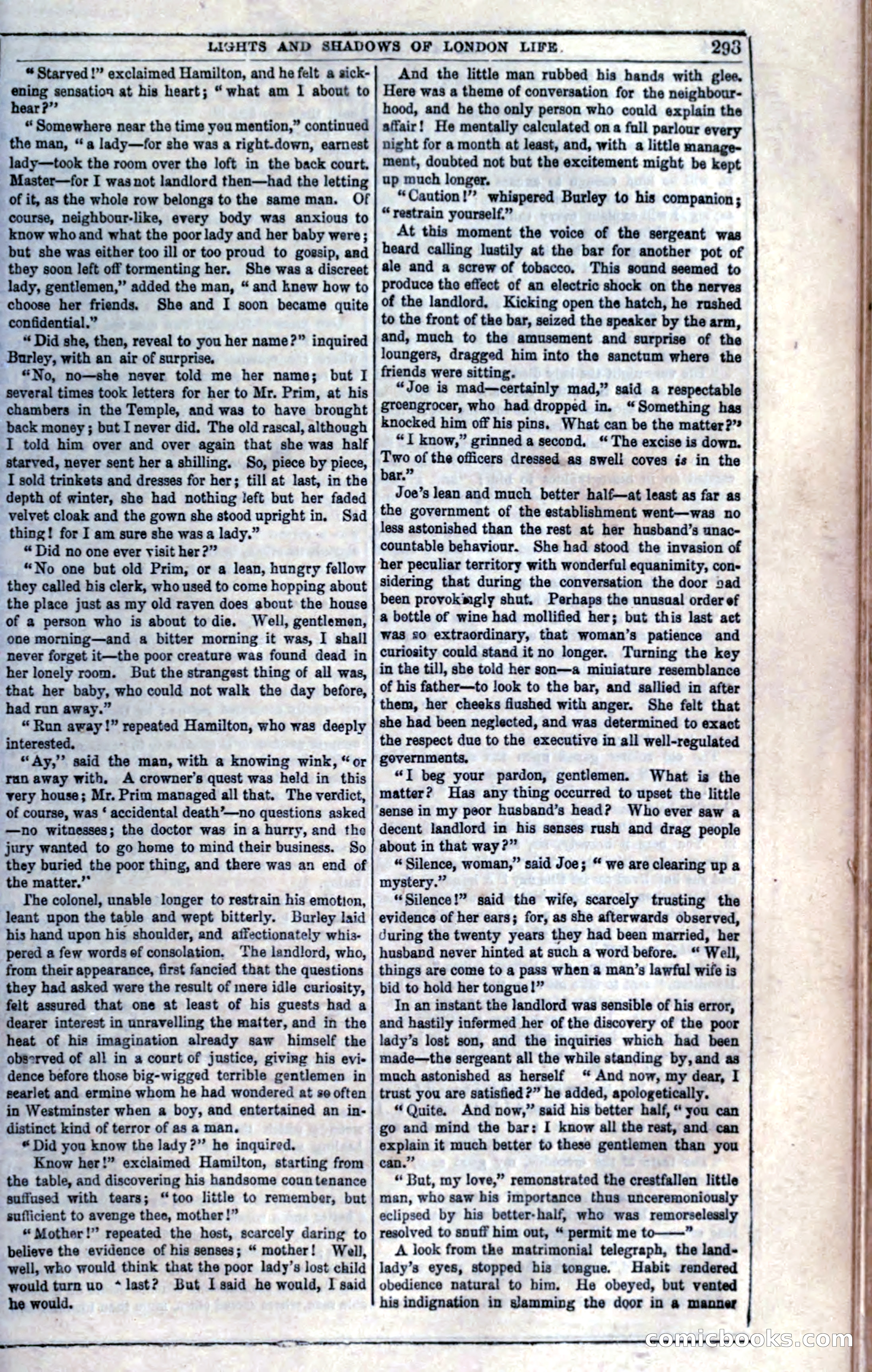 The Mysteries of London; or, Lights and Shadows of London Life — page 295 of 394