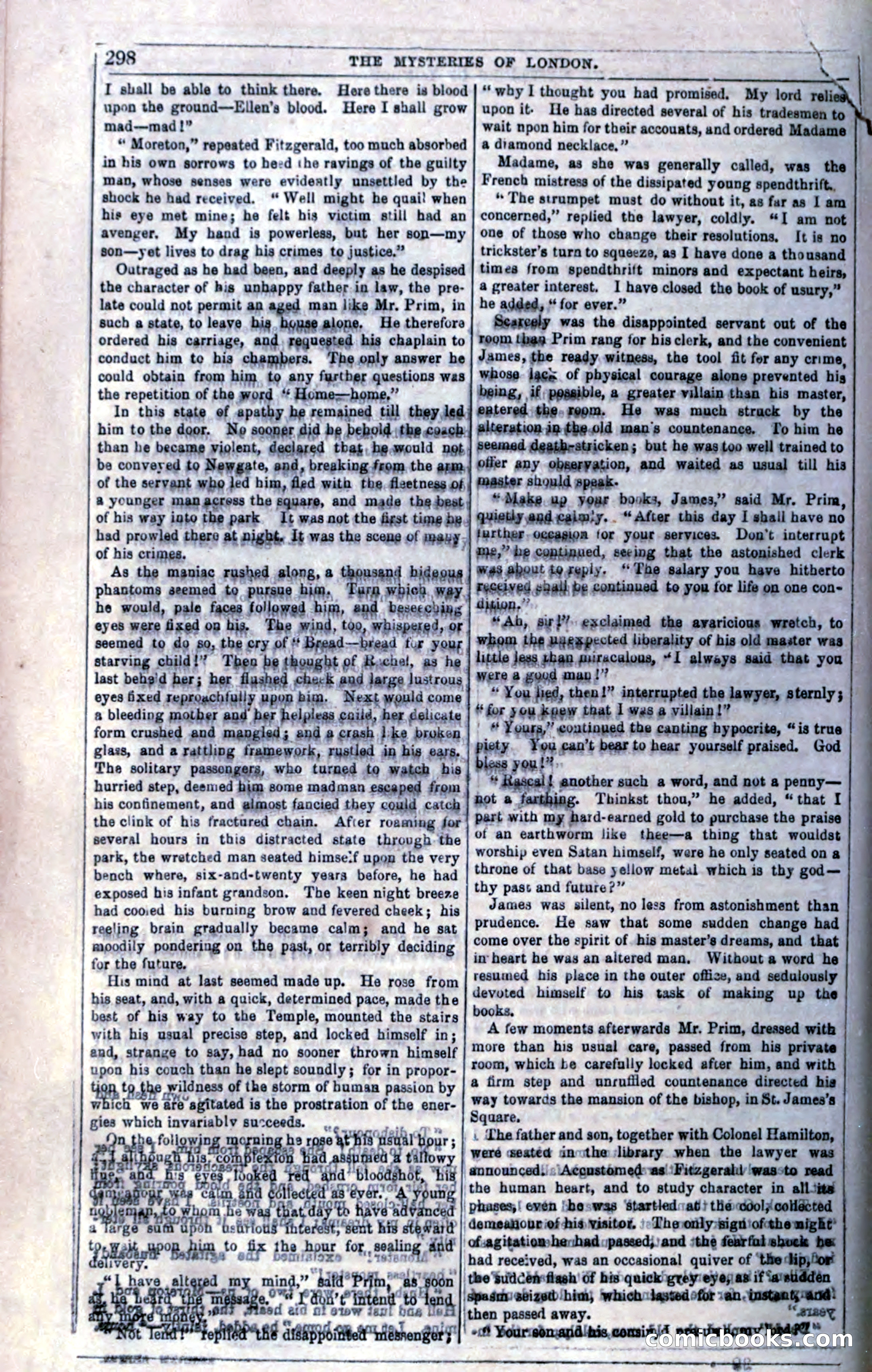 The Mysteries of London; or, Lights and Shadows of London Life — page 300 of 394
