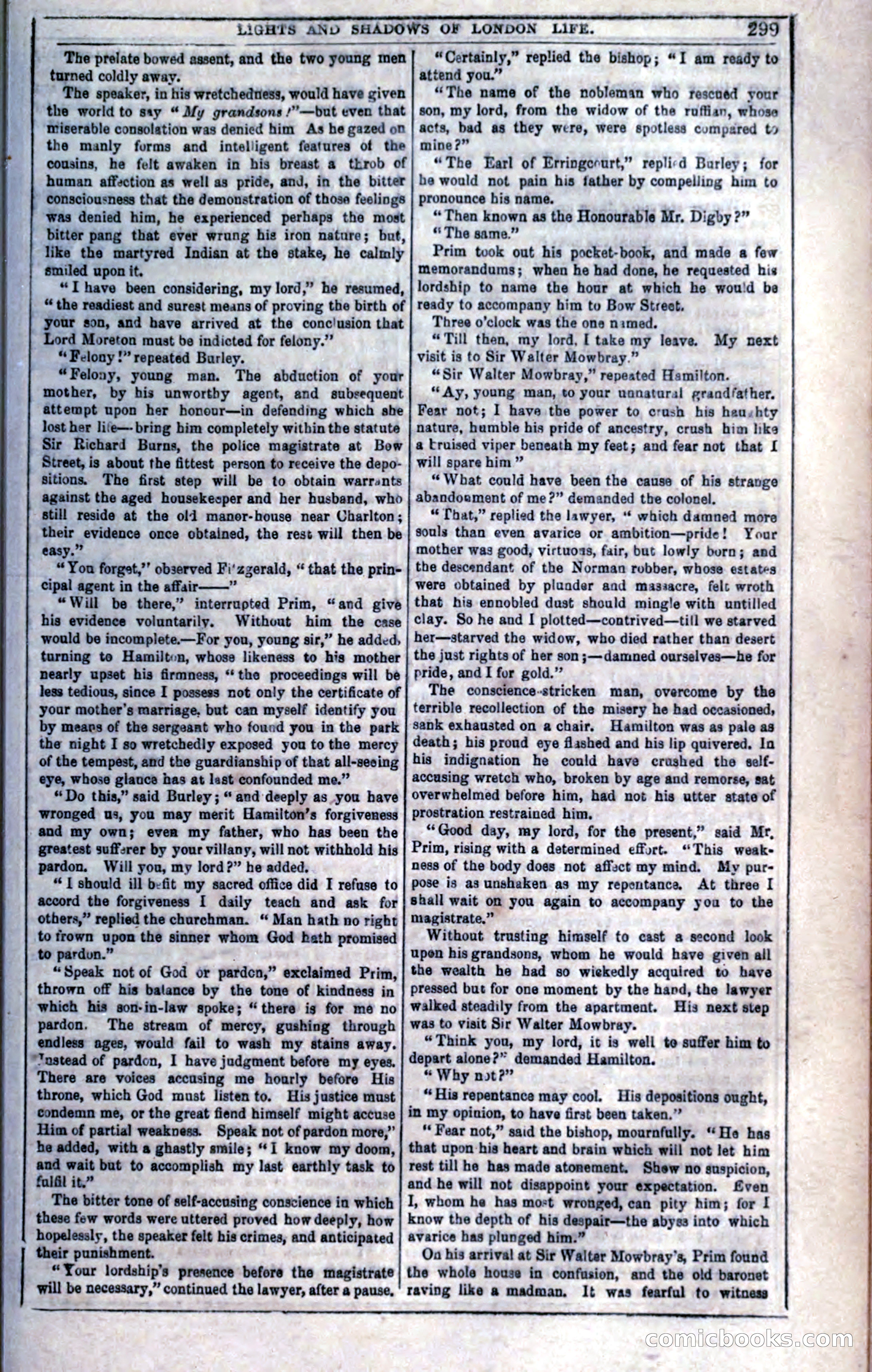 The Mysteries of London; or, Lights and Shadows of London Life — page 301 of 394