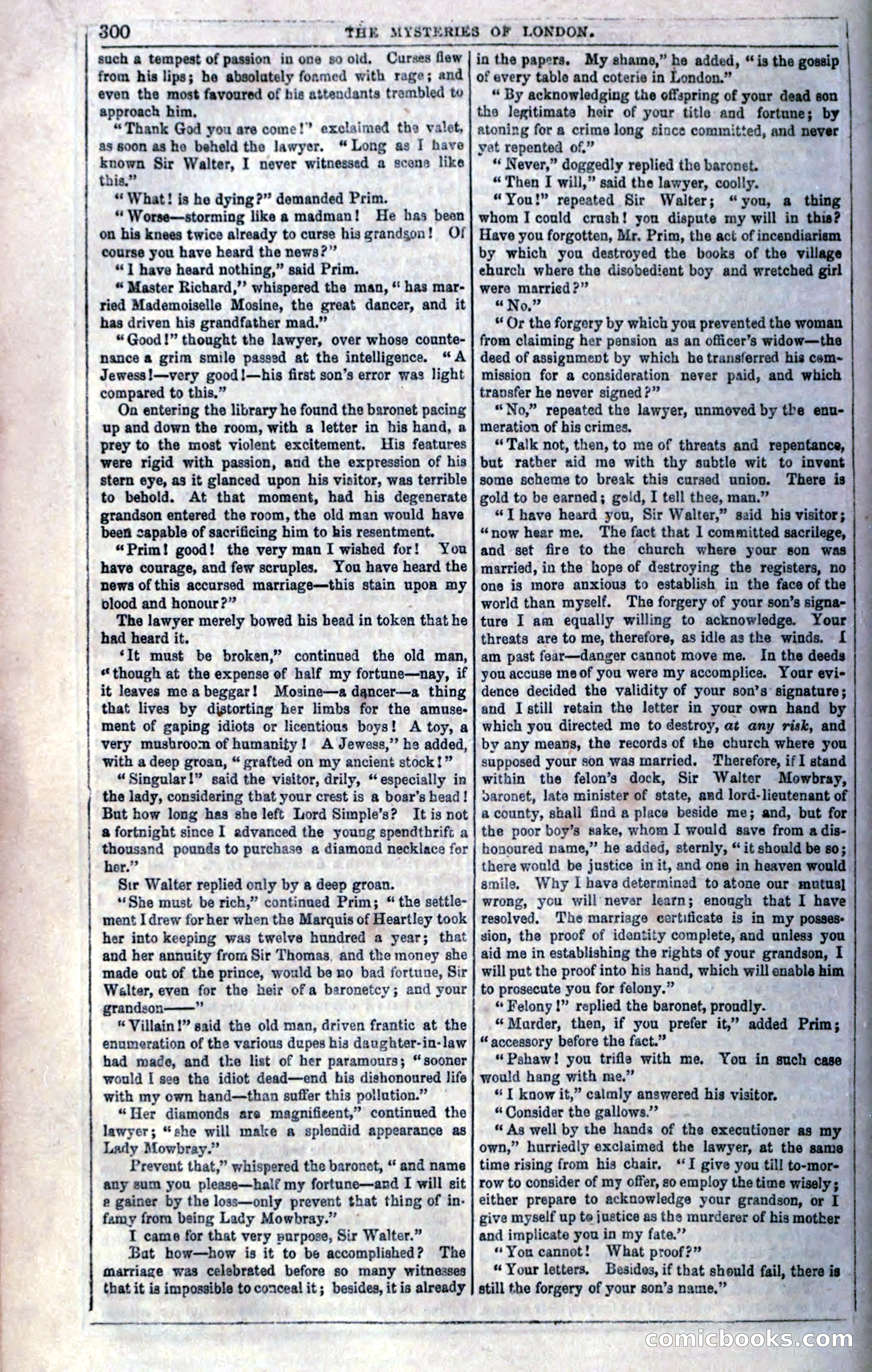 The Mysteries of London; or, Lights and Shadows of London Life — page 302 of 394