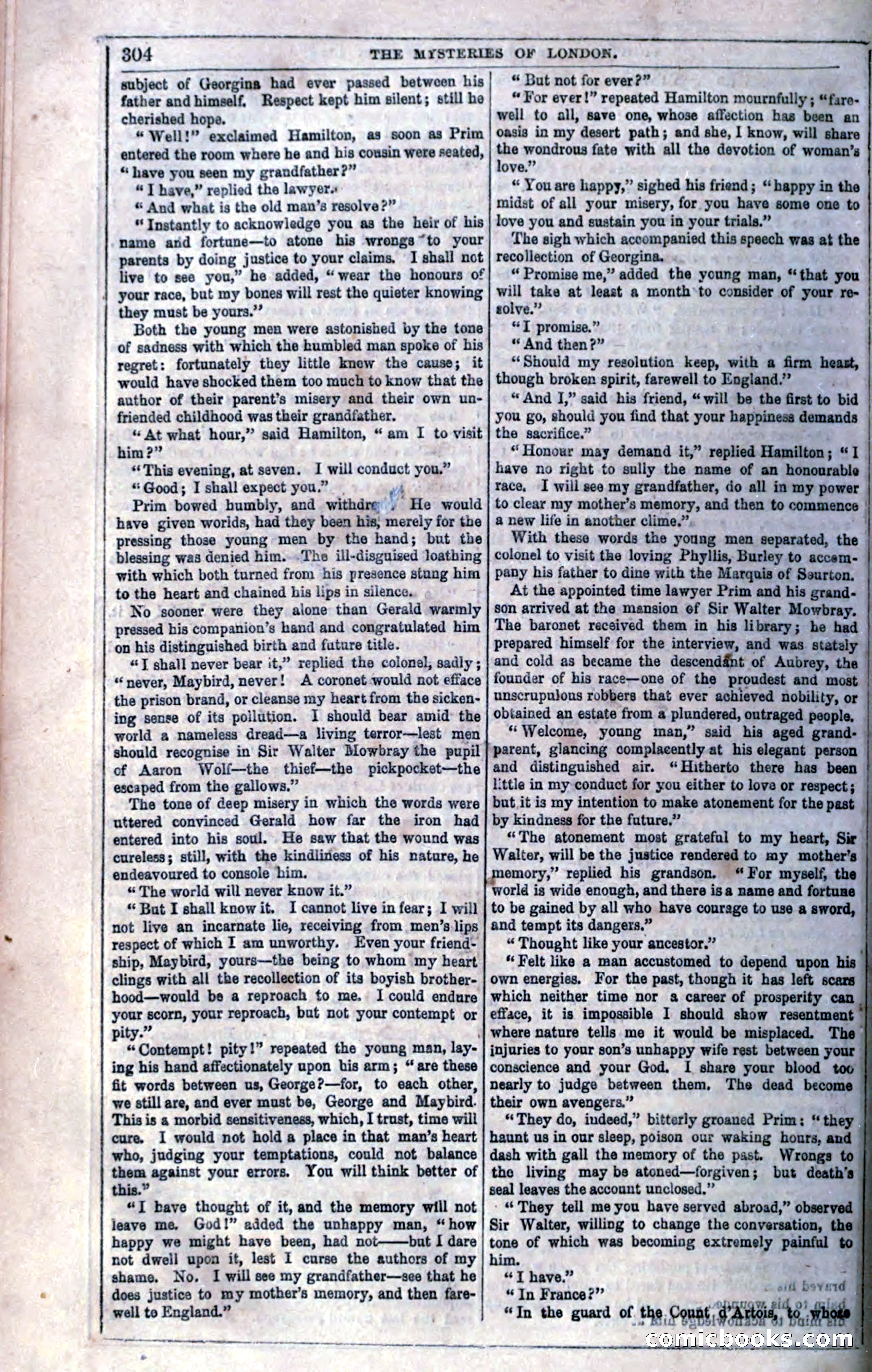 The Mysteries of London; or, Lights and Shadows of London Life — page 306 of 394