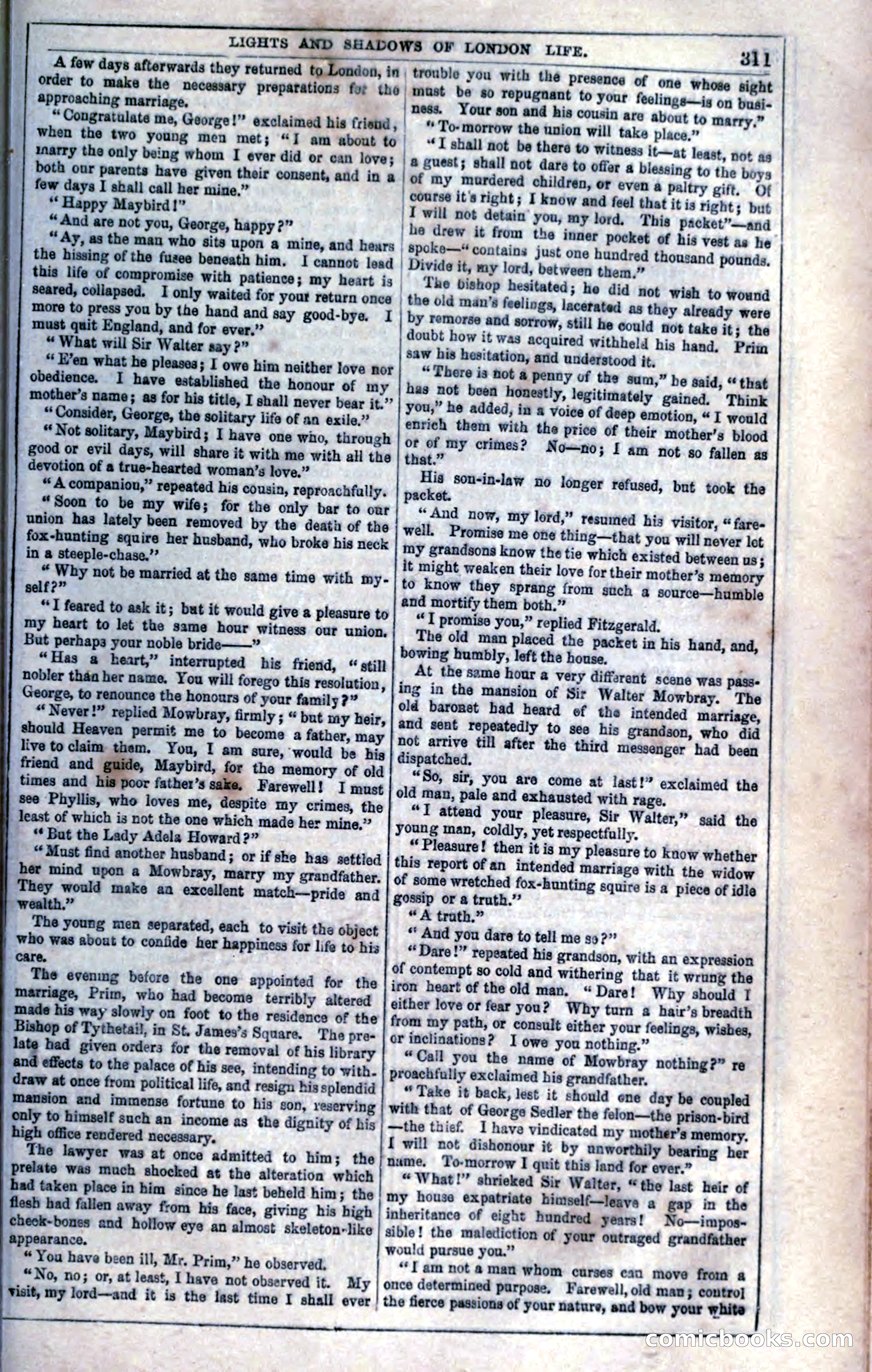 The Mysteries of London; or, Lights and Shadows of London Life — page 313 of 394