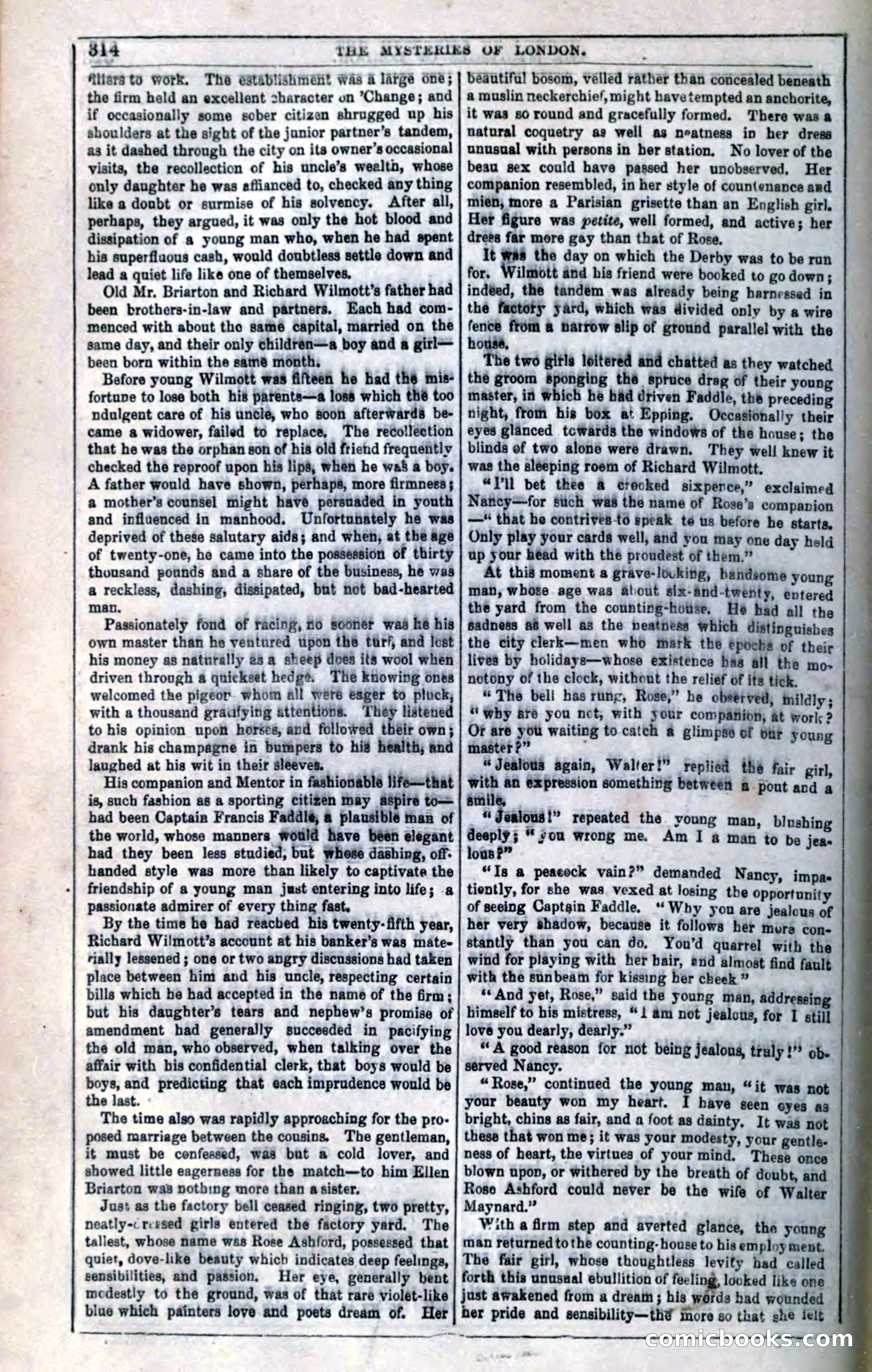 The Mysteries of London; or, Lights and Shadows of London Life — page 316 of 394