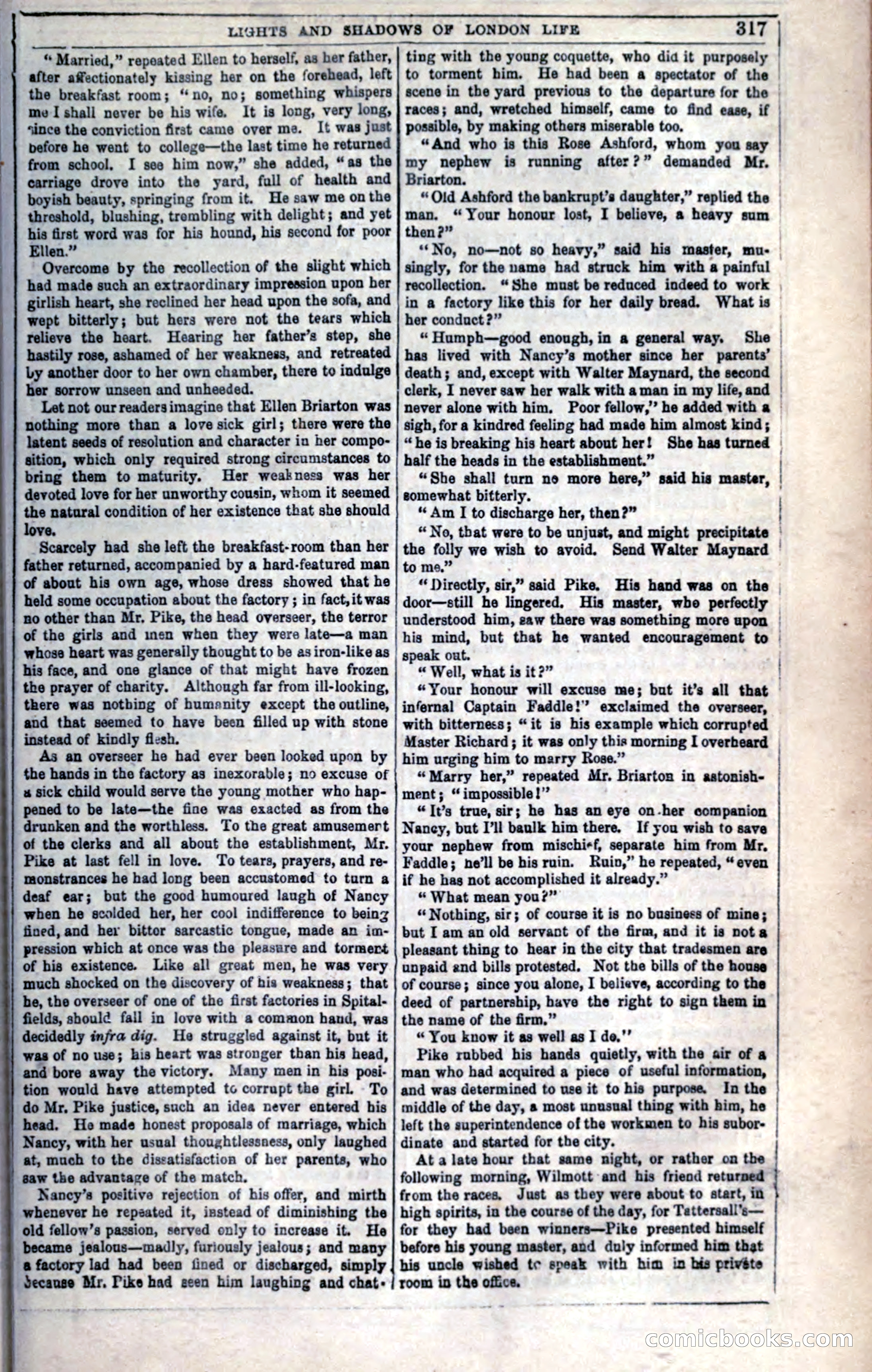 The Mysteries of London; or, Lights and Shadows of London Life — page 319 of 394