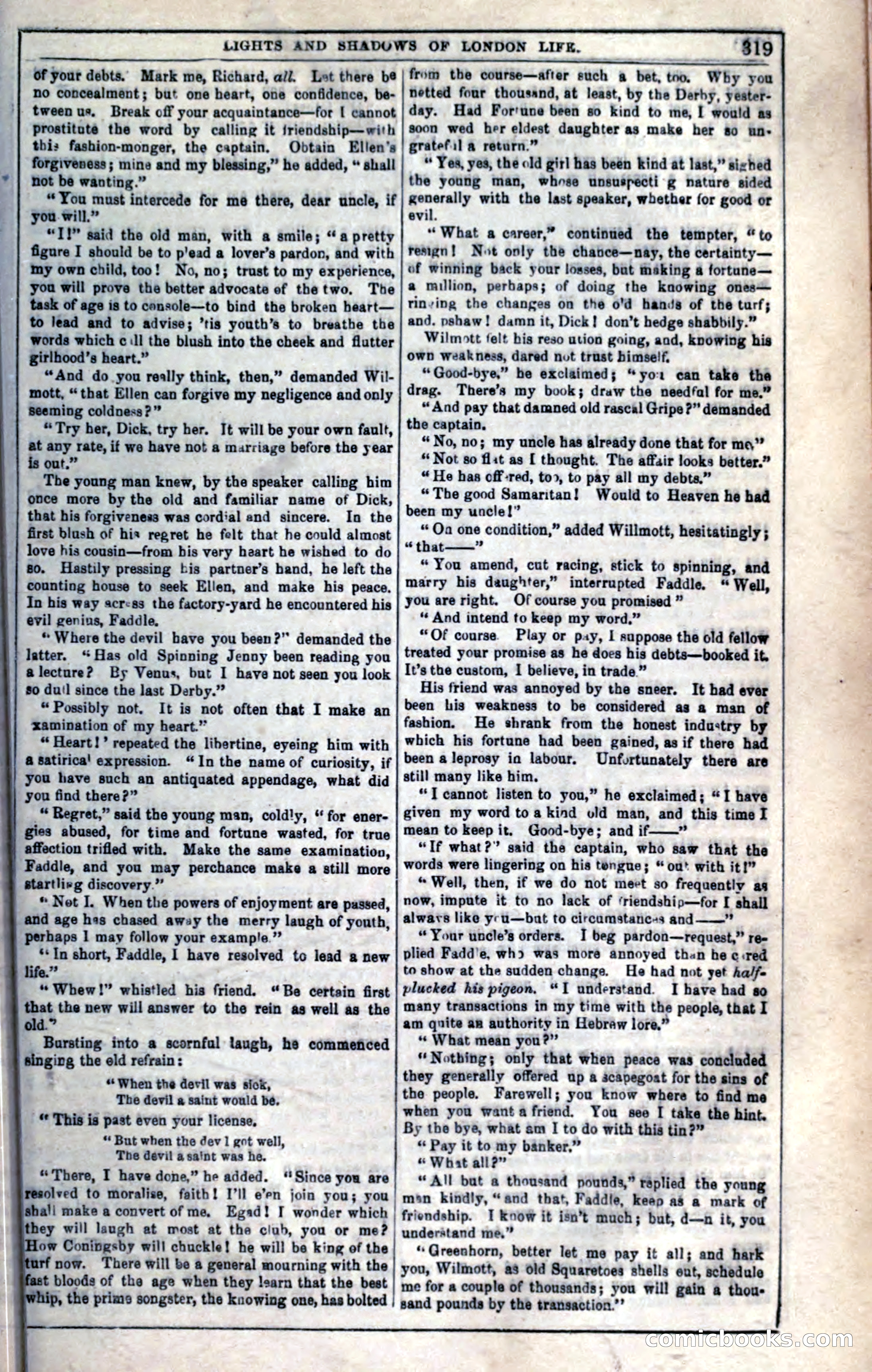 The Mysteries of London; or, Lights and Shadows of London Life — page 321 of 394