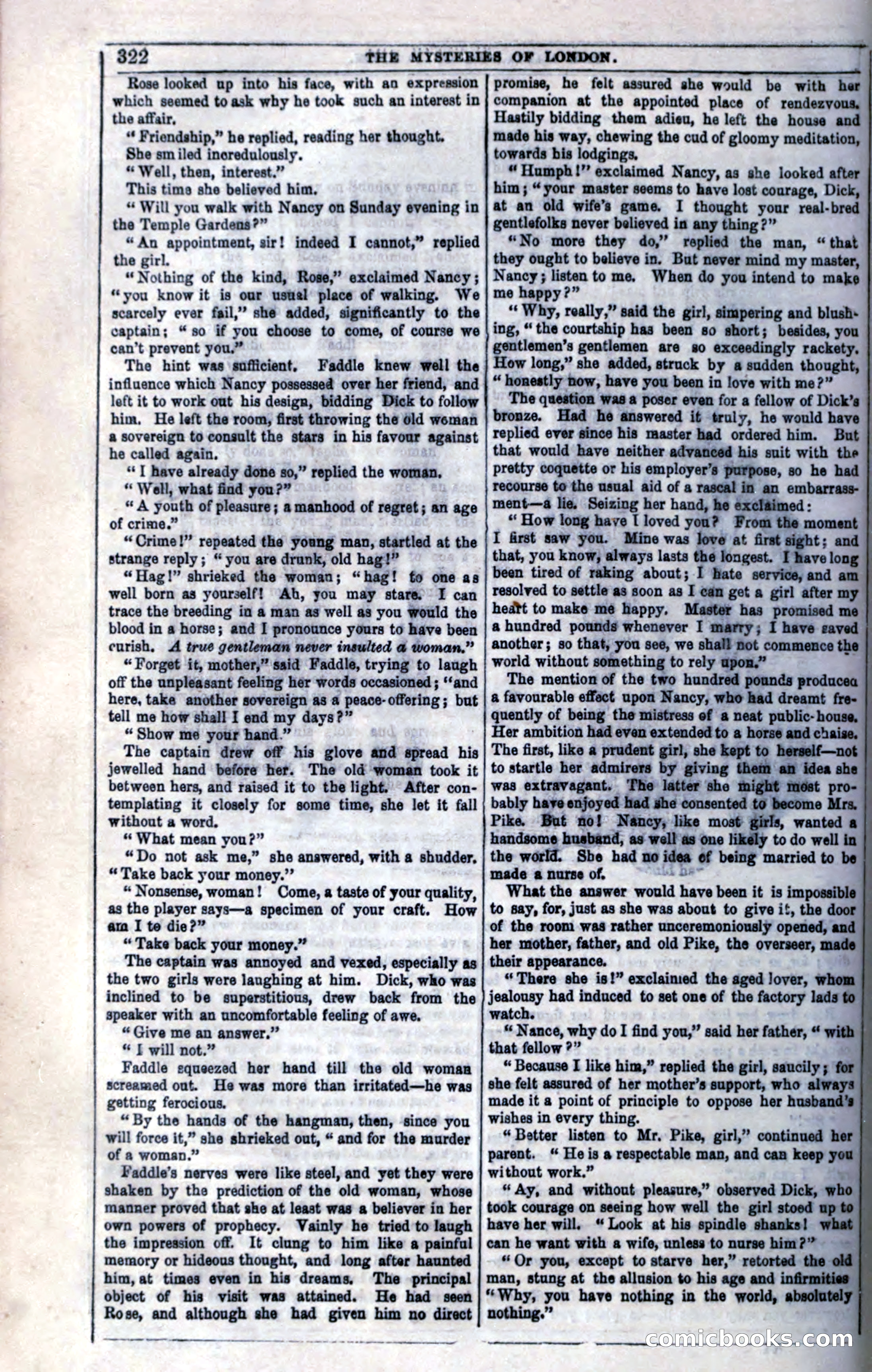 The Mysteries of London; or, Lights and Shadows of London Life — page 324 of 394