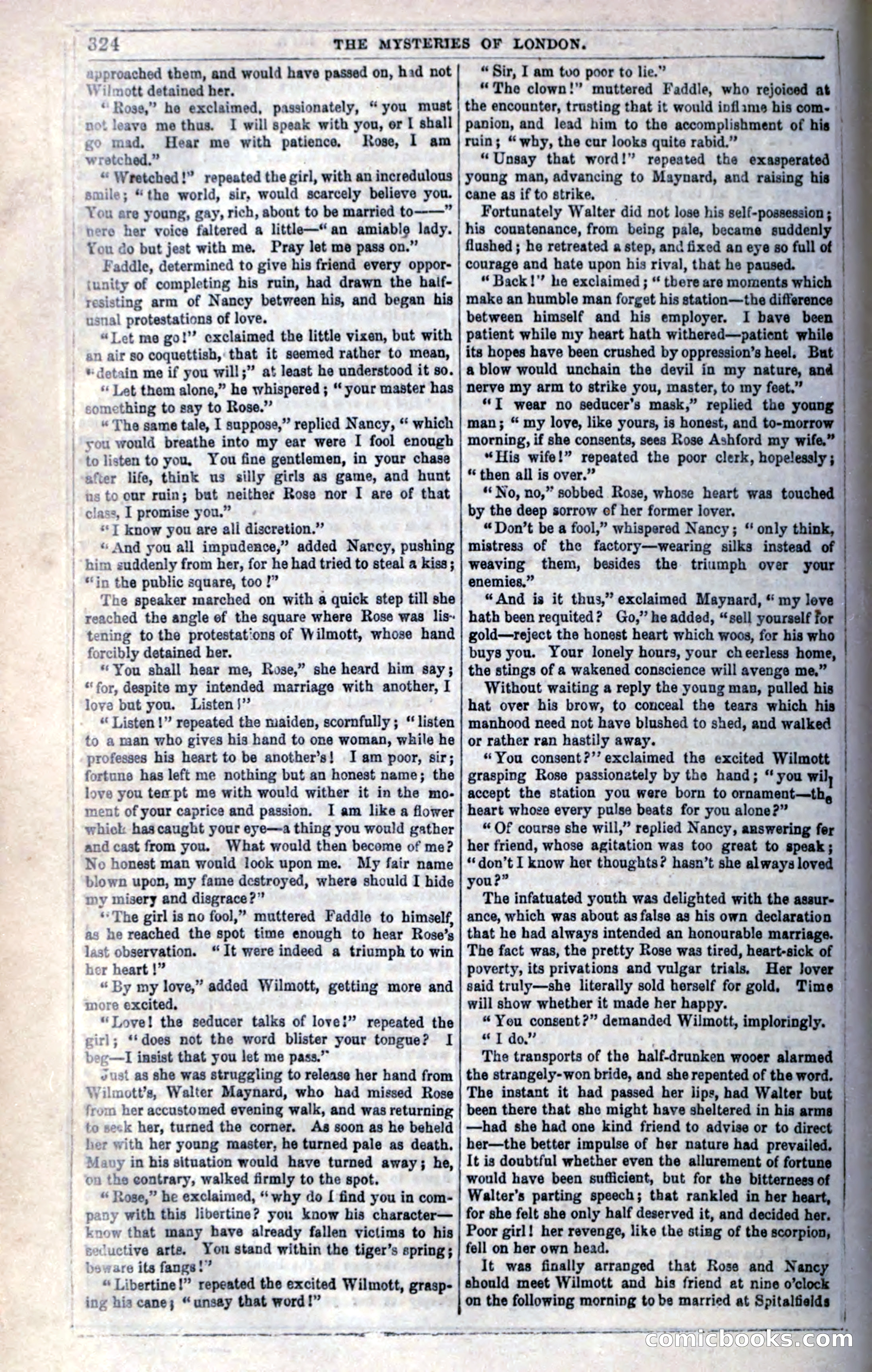 The Mysteries of London; or, Lights and Shadows of London Life — page 326 of 394