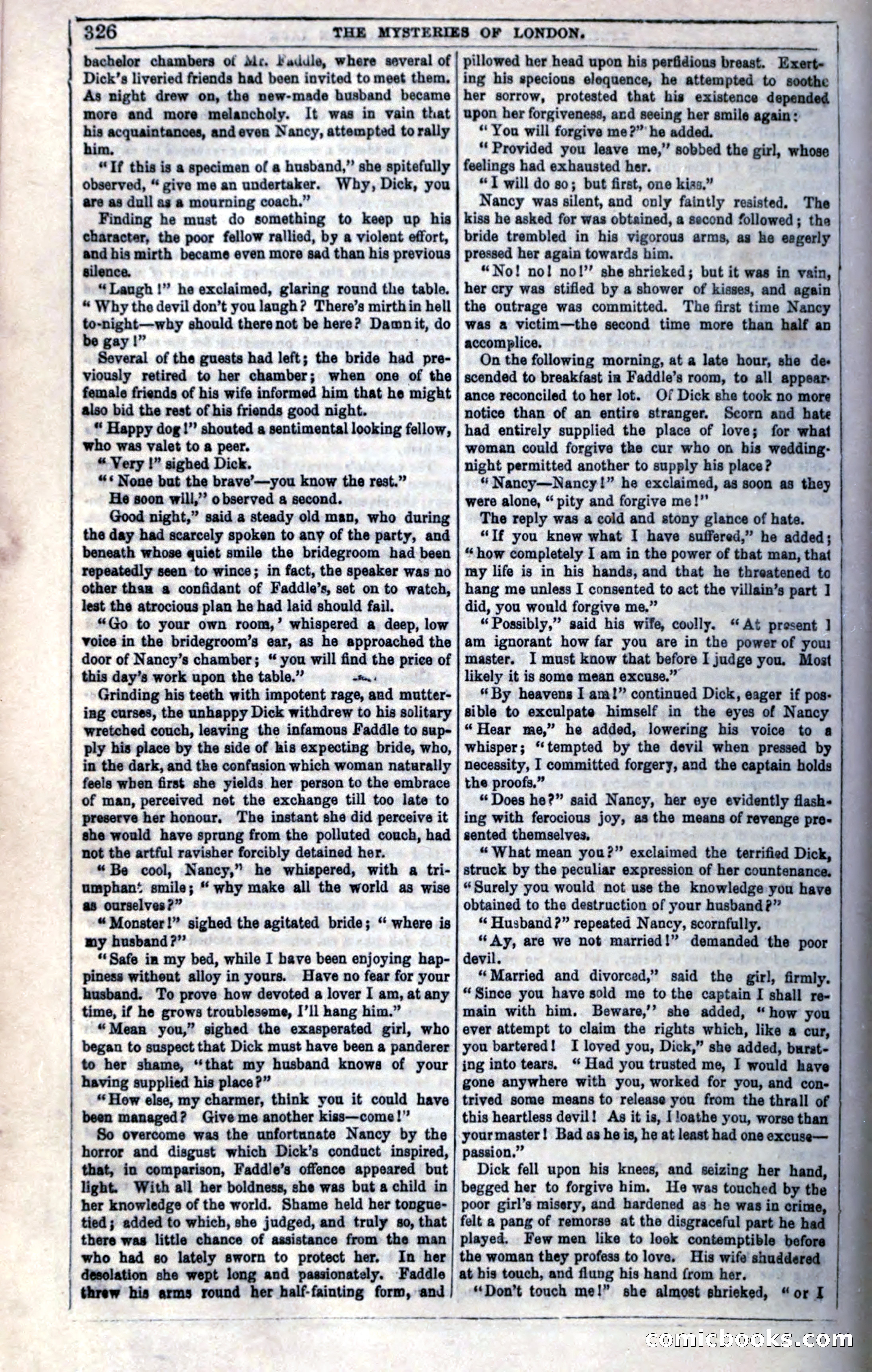 The Mysteries of London; or, Lights and Shadows of London Life — page 328 of 394