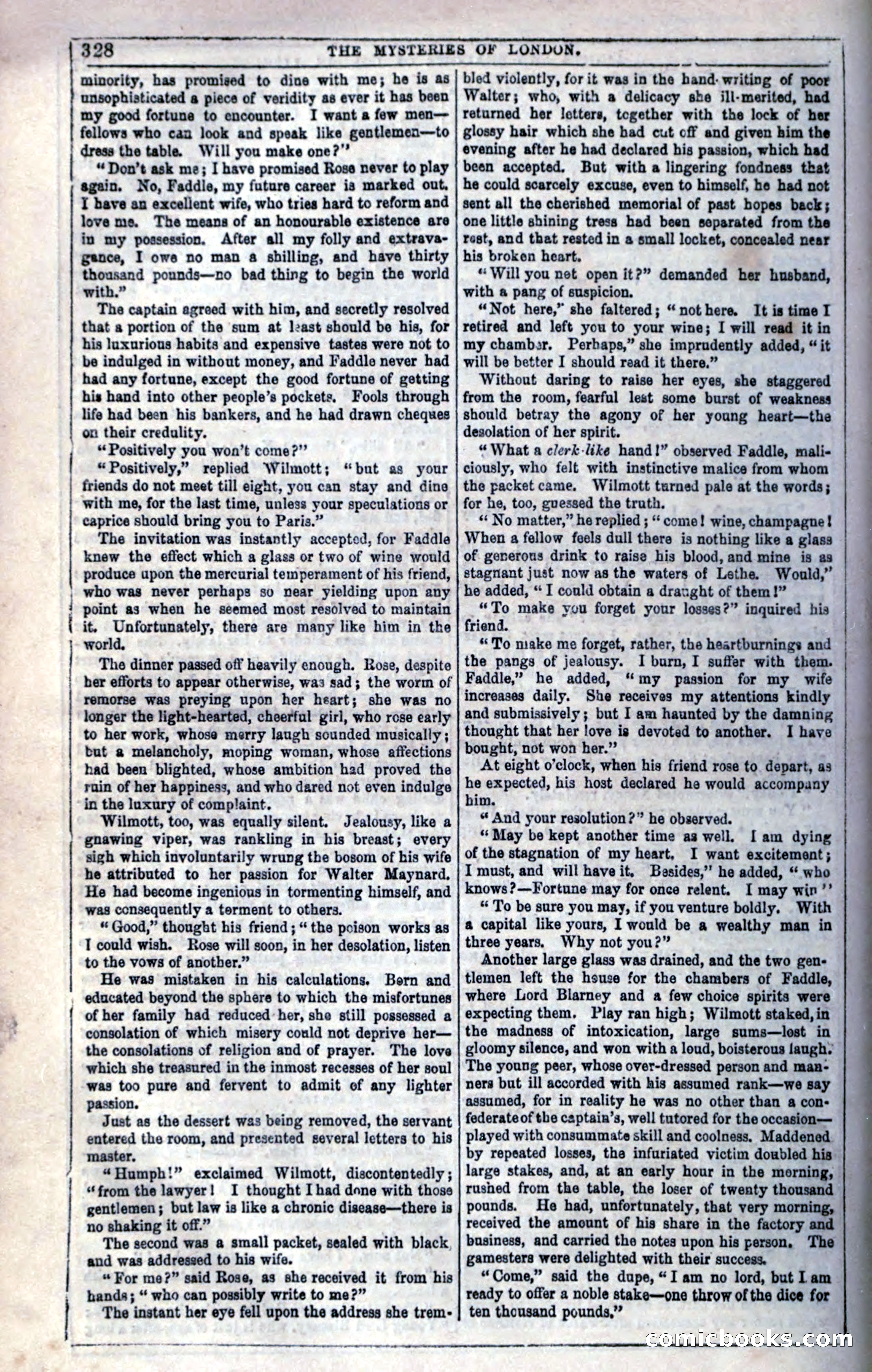 The Mysteries of London; or, Lights and Shadows of London Life — page 330 of 394