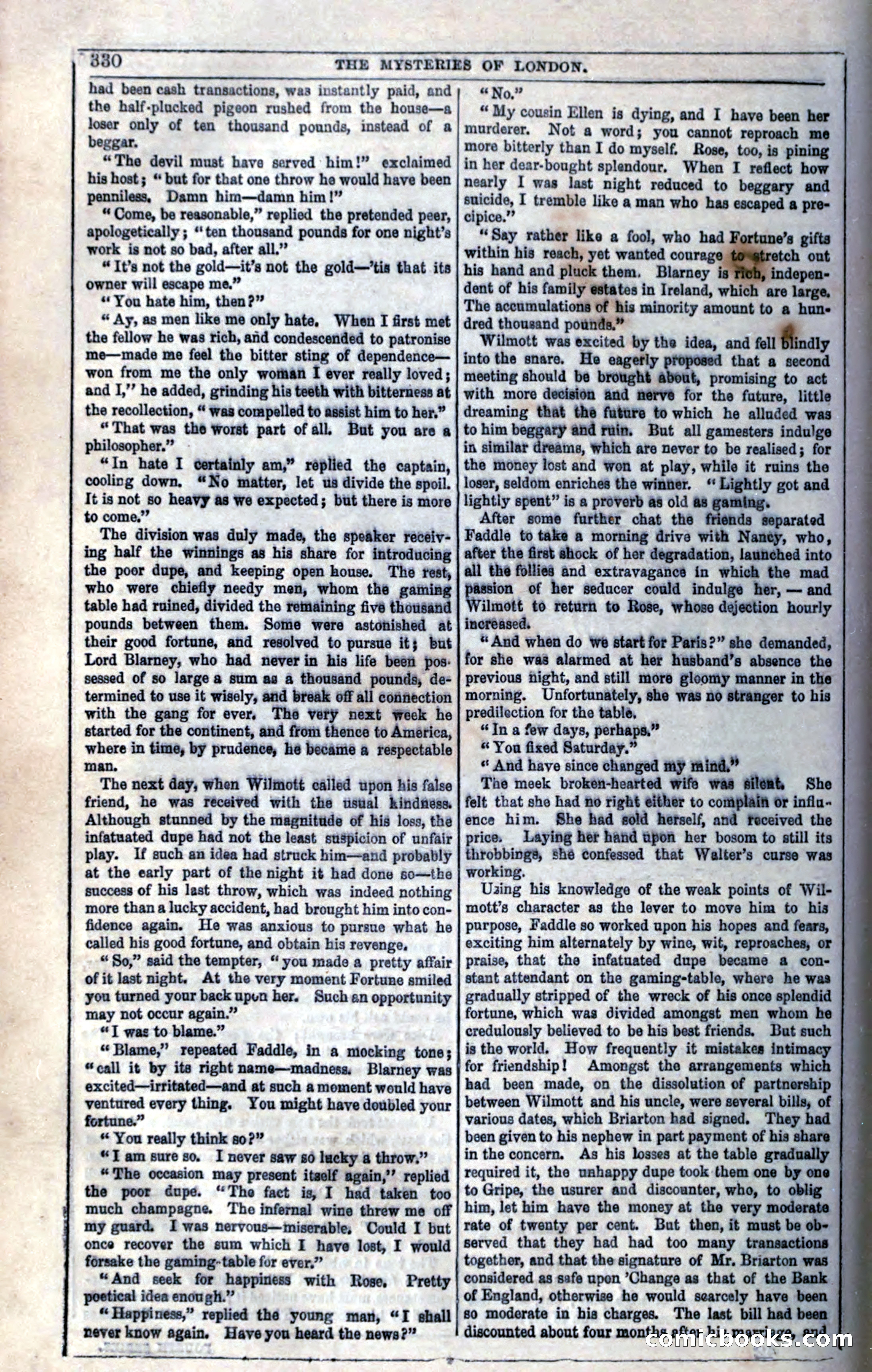 The Mysteries of London; or, Lights and Shadows of London Life — page 332 of 394