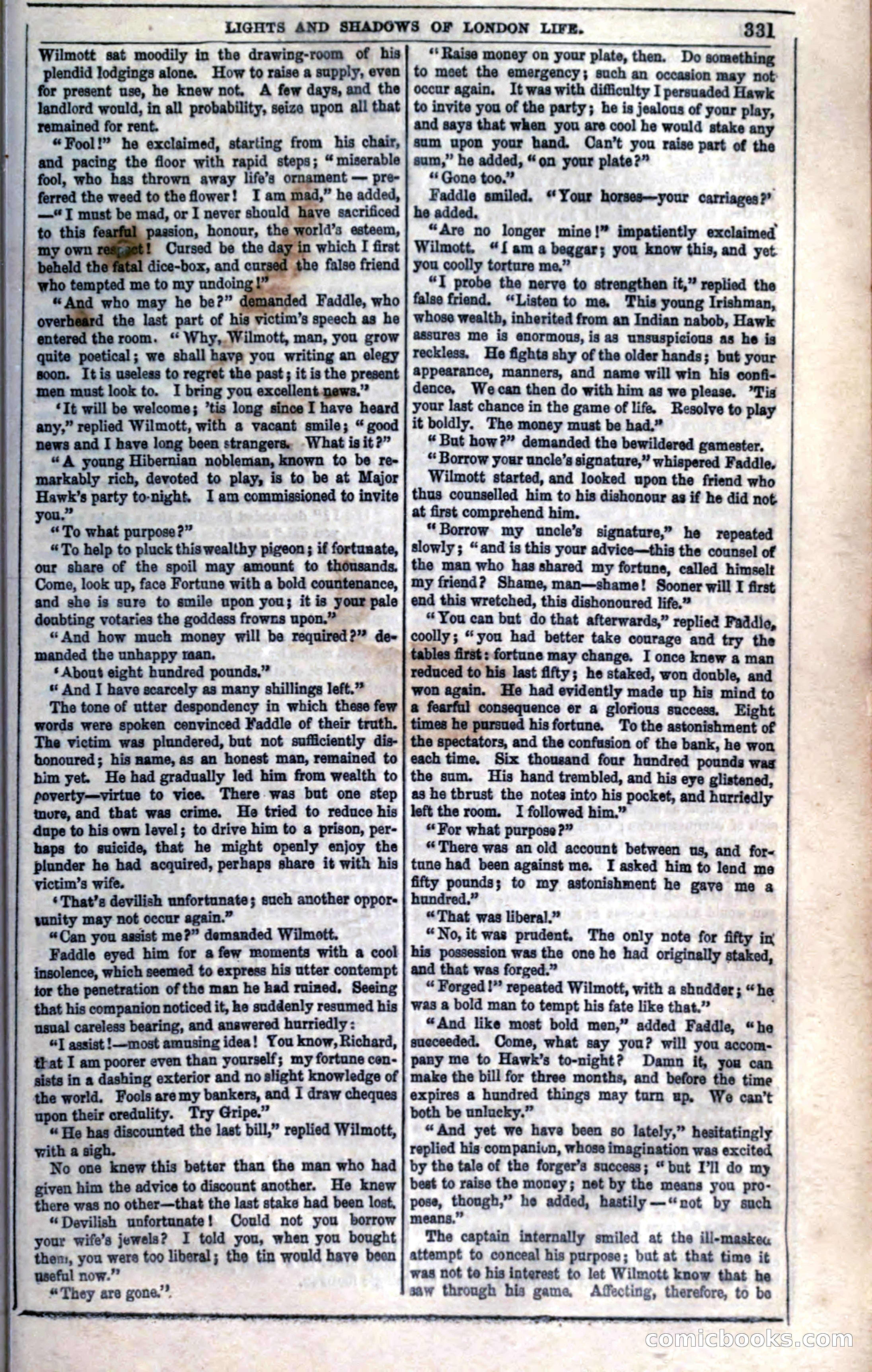 The Mysteries of London; or, Lights and Shadows of London Life — page 333 of 394