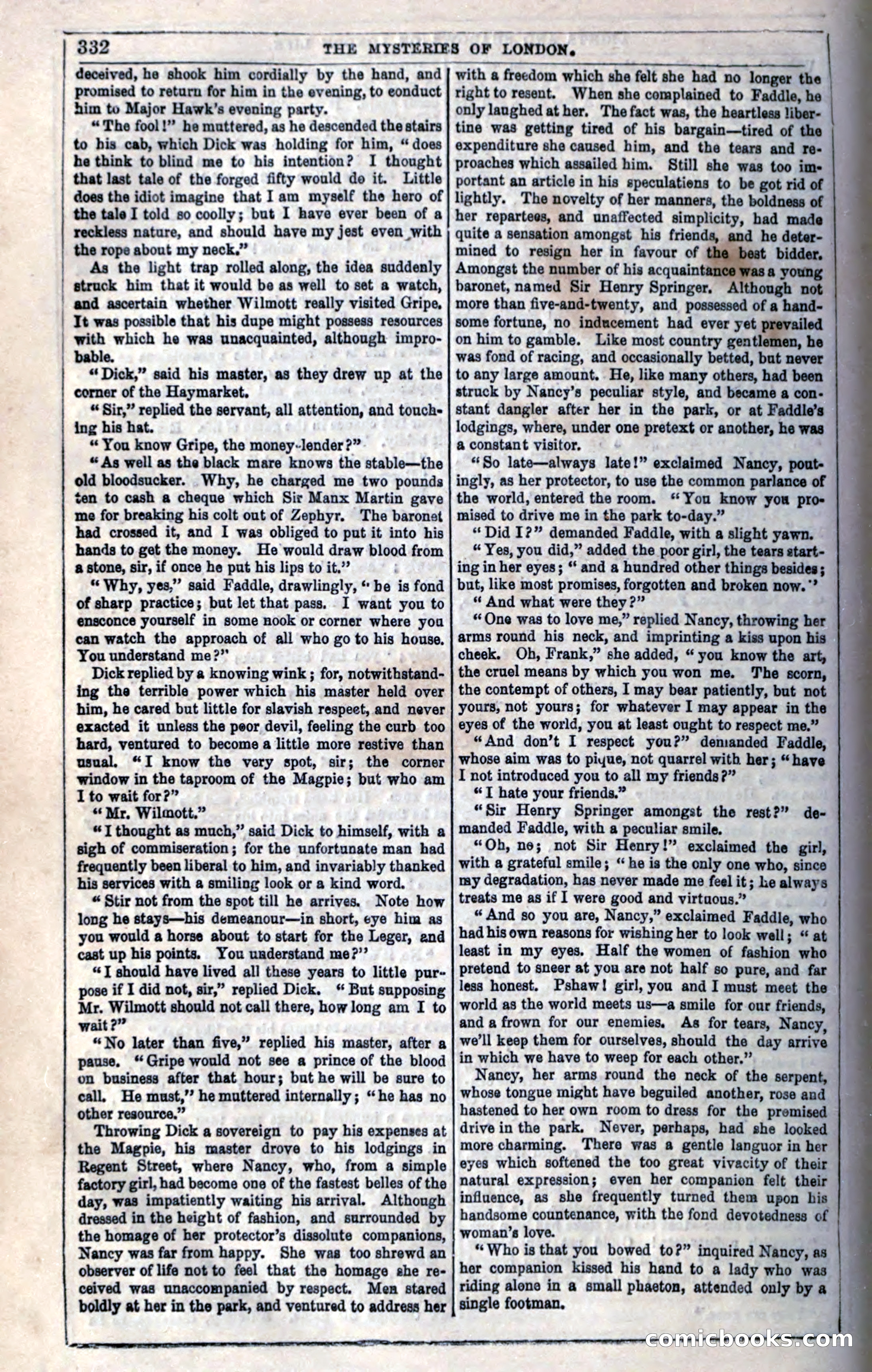 The Mysteries of London; or, Lights and Shadows of London Life — page 334 of 394