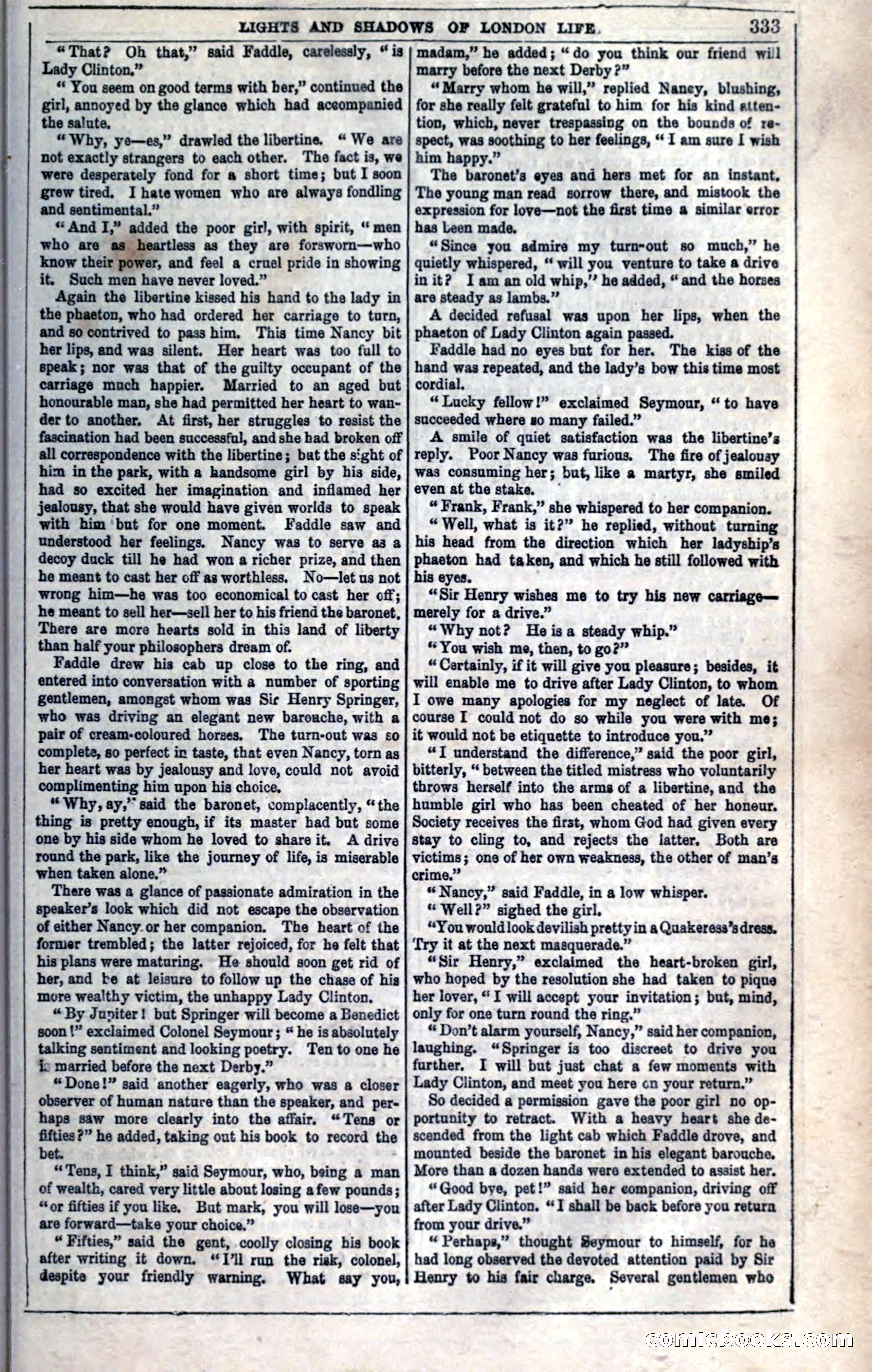 The Mysteries of London; or, Lights and Shadows of London Life — page 335 of 394