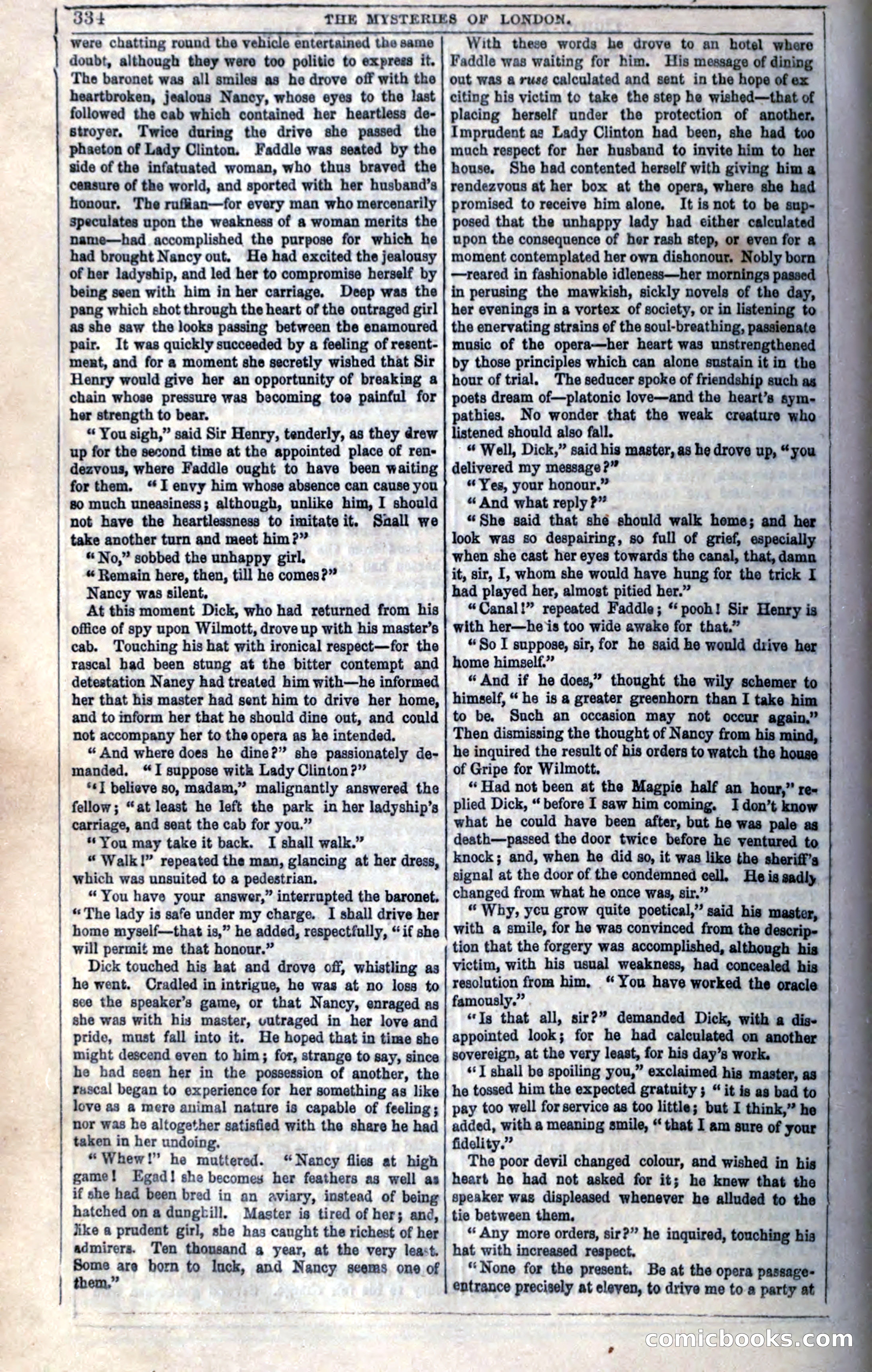 The Mysteries of London; or, Lights and Shadows of London Life — page 336 of 394