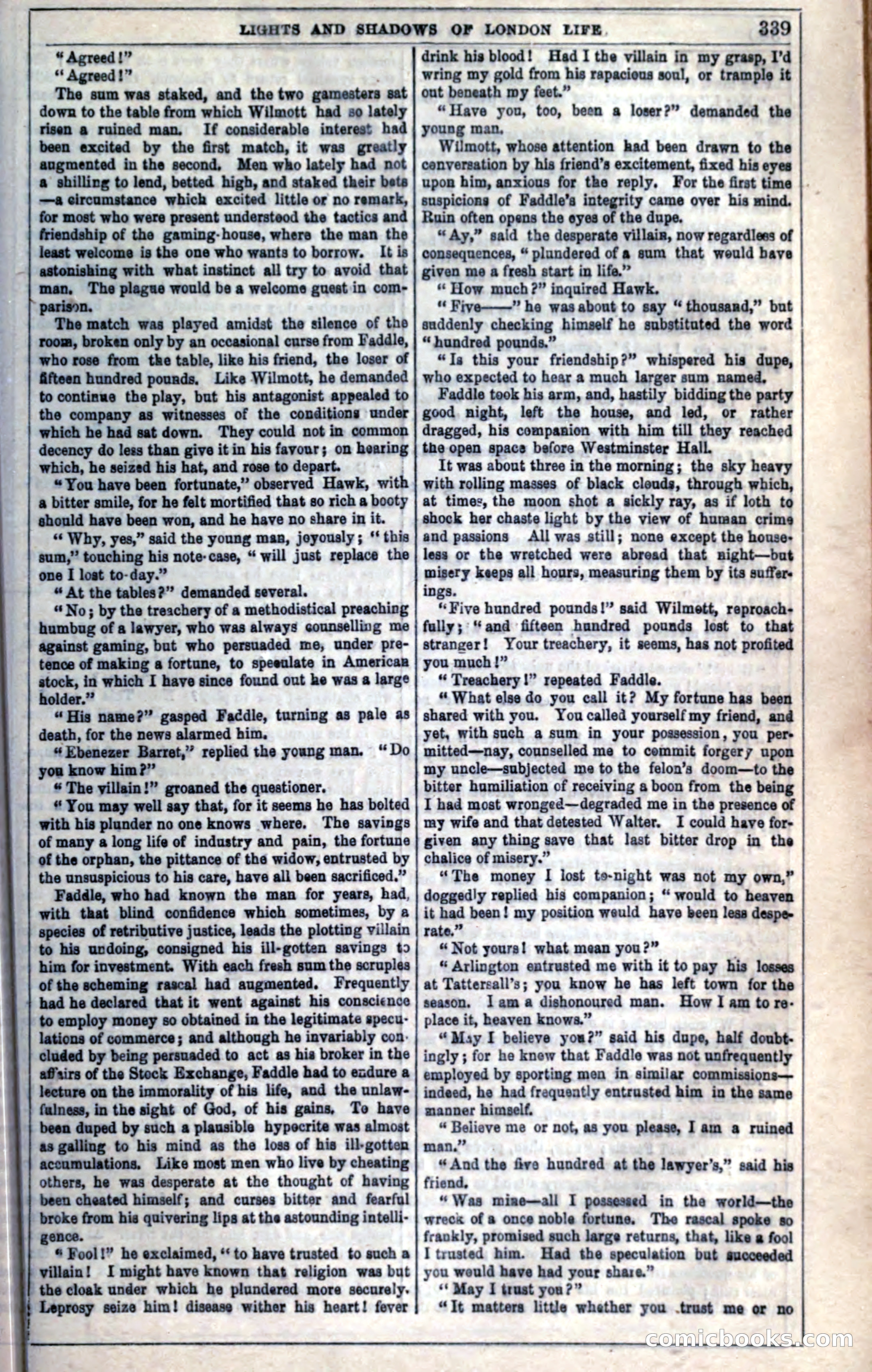 The Mysteries of London; or, Lights and Shadows of London Life — page 341 of 394
