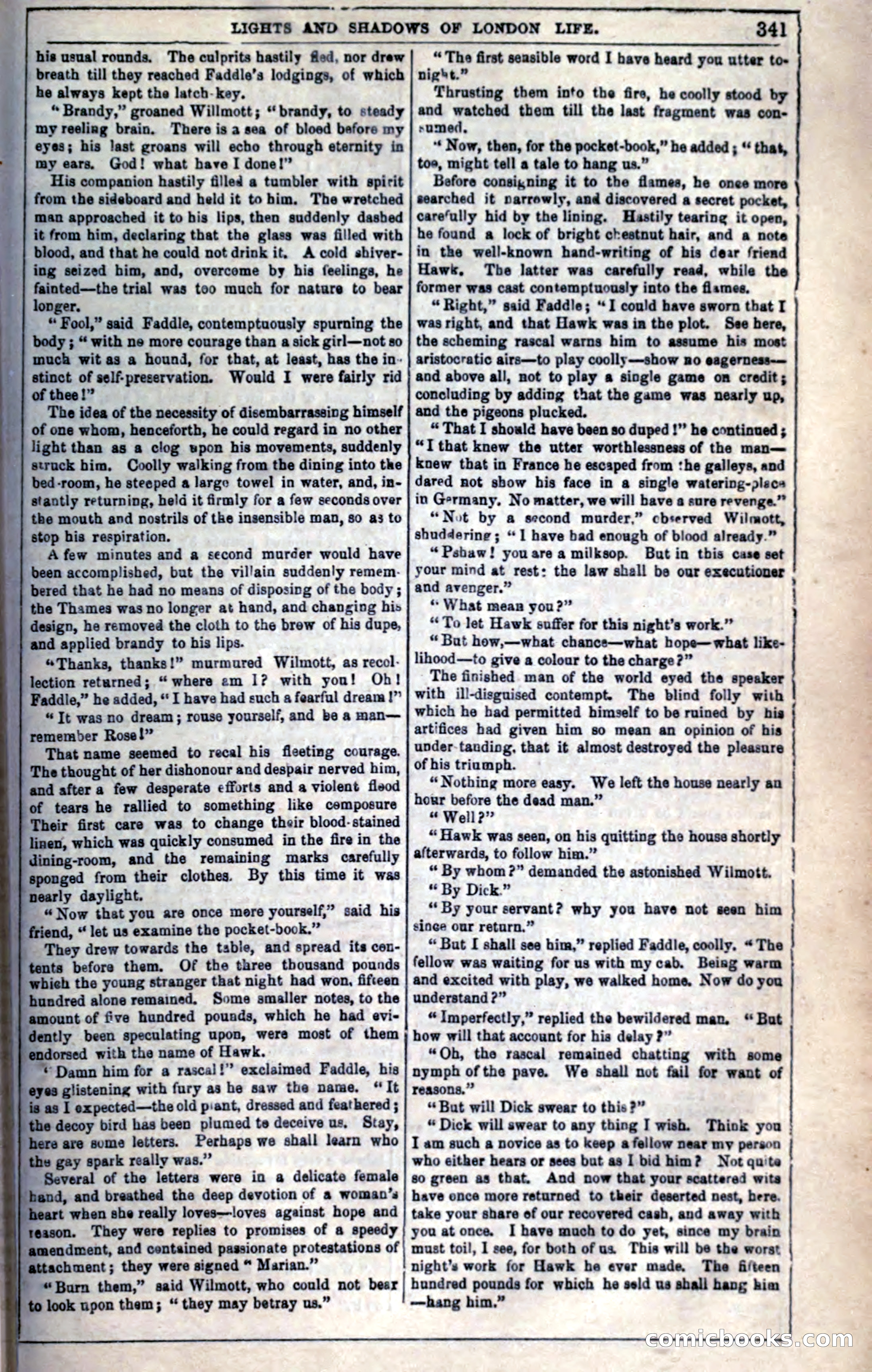 The Mysteries of London; or, Lights and Shadows of London Life — page 343 of 394