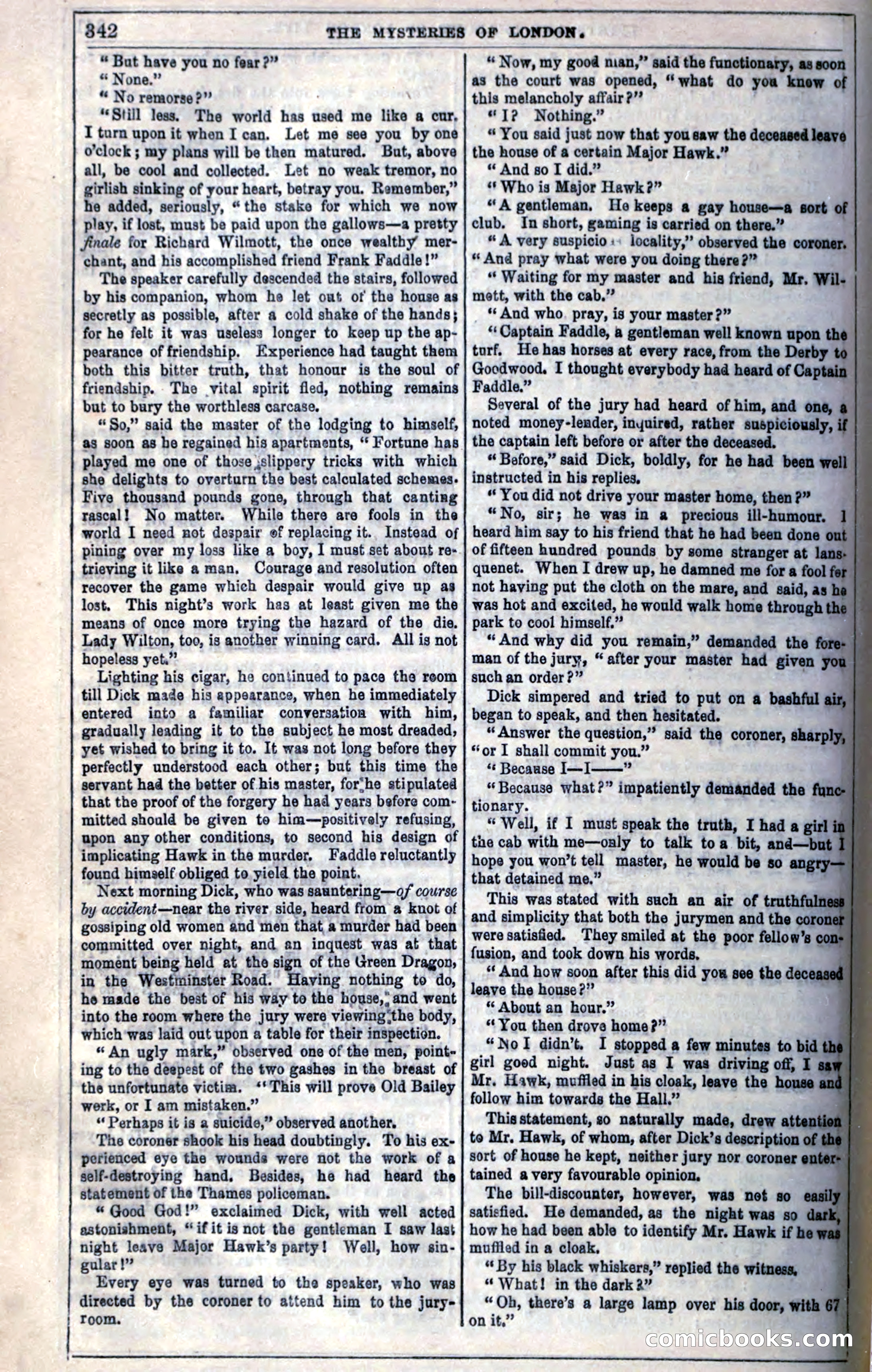 The Mysteries of London; or, Lights and Shadows of London Life — page 344 of 394