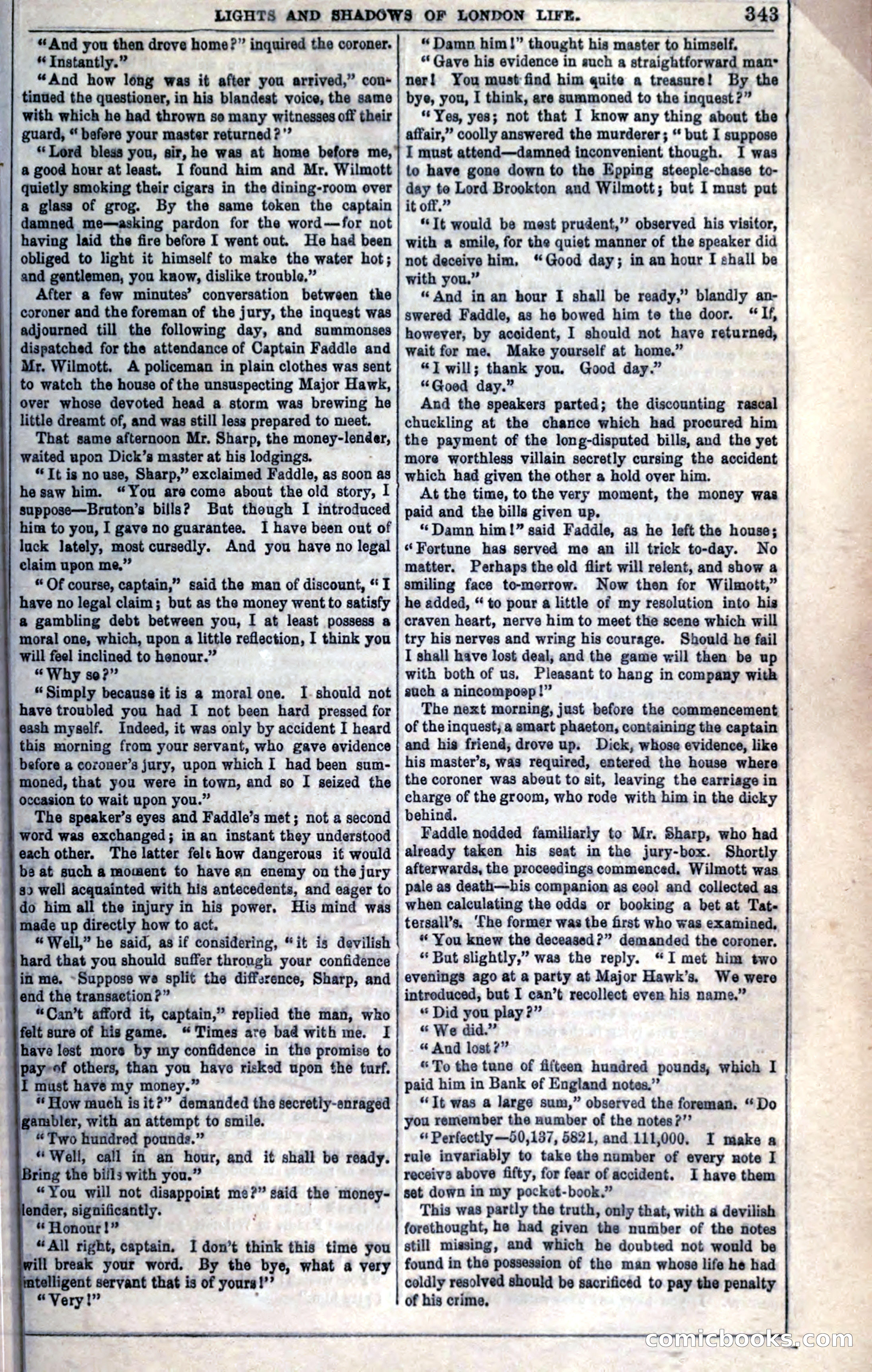 The Mysteries of London; or, Lights and Shadows of London Life — page 345 of 394