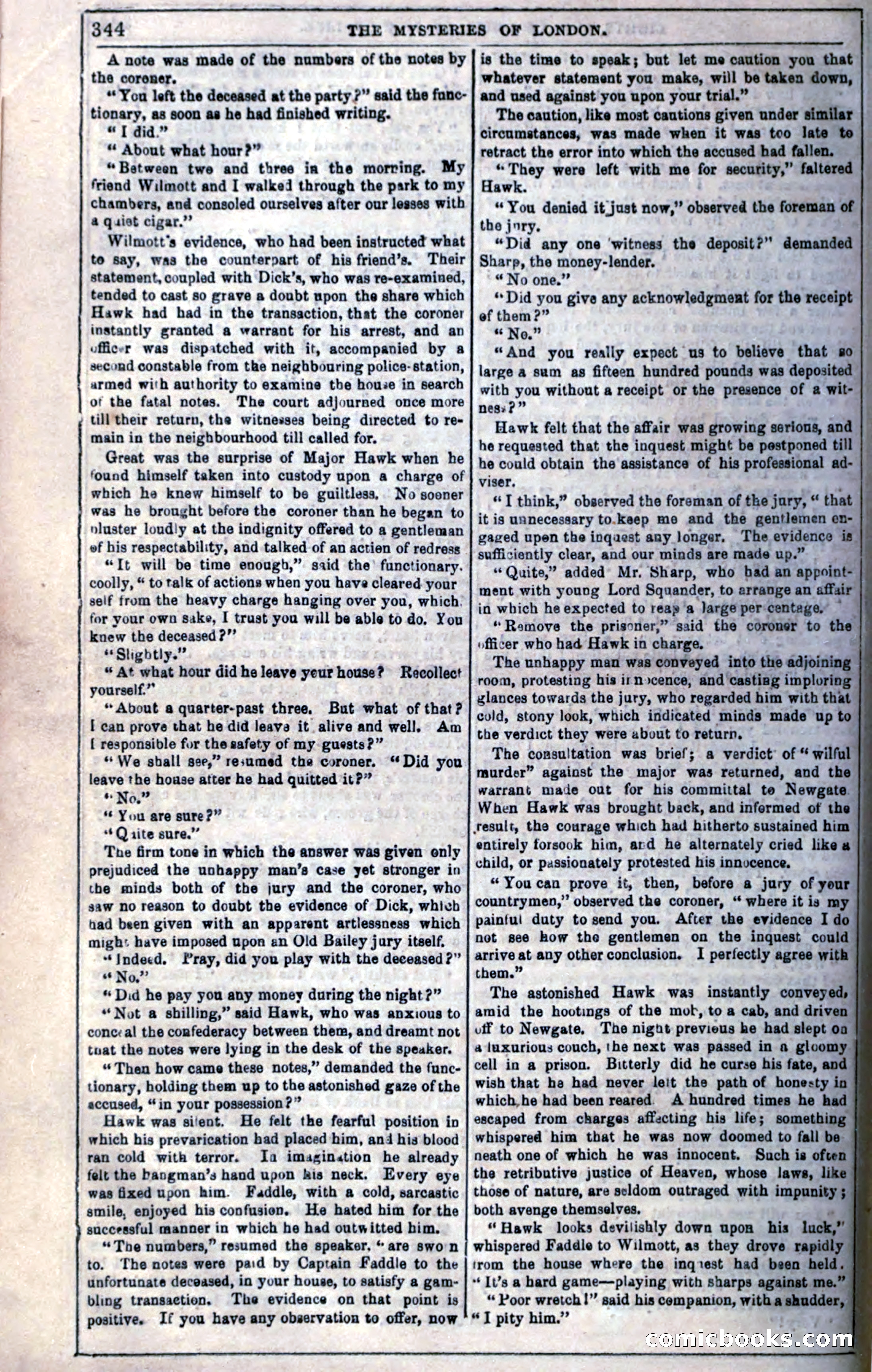 The Mysteries of London; or, Lights and Shadows of London Life — page 346 of 394