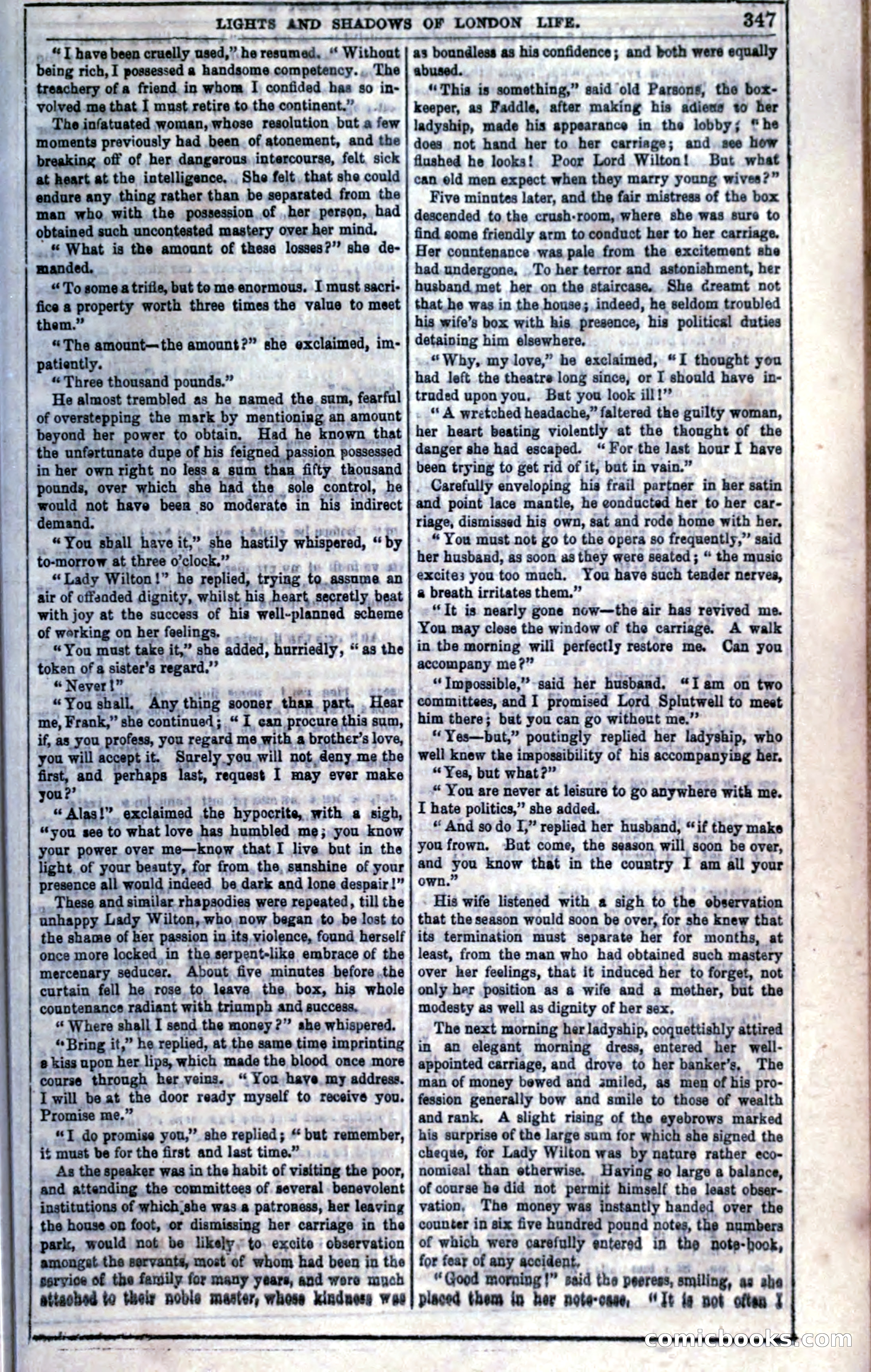 The Mysteries of London; or, Lights and Shadows of London Life — page 349 of 394