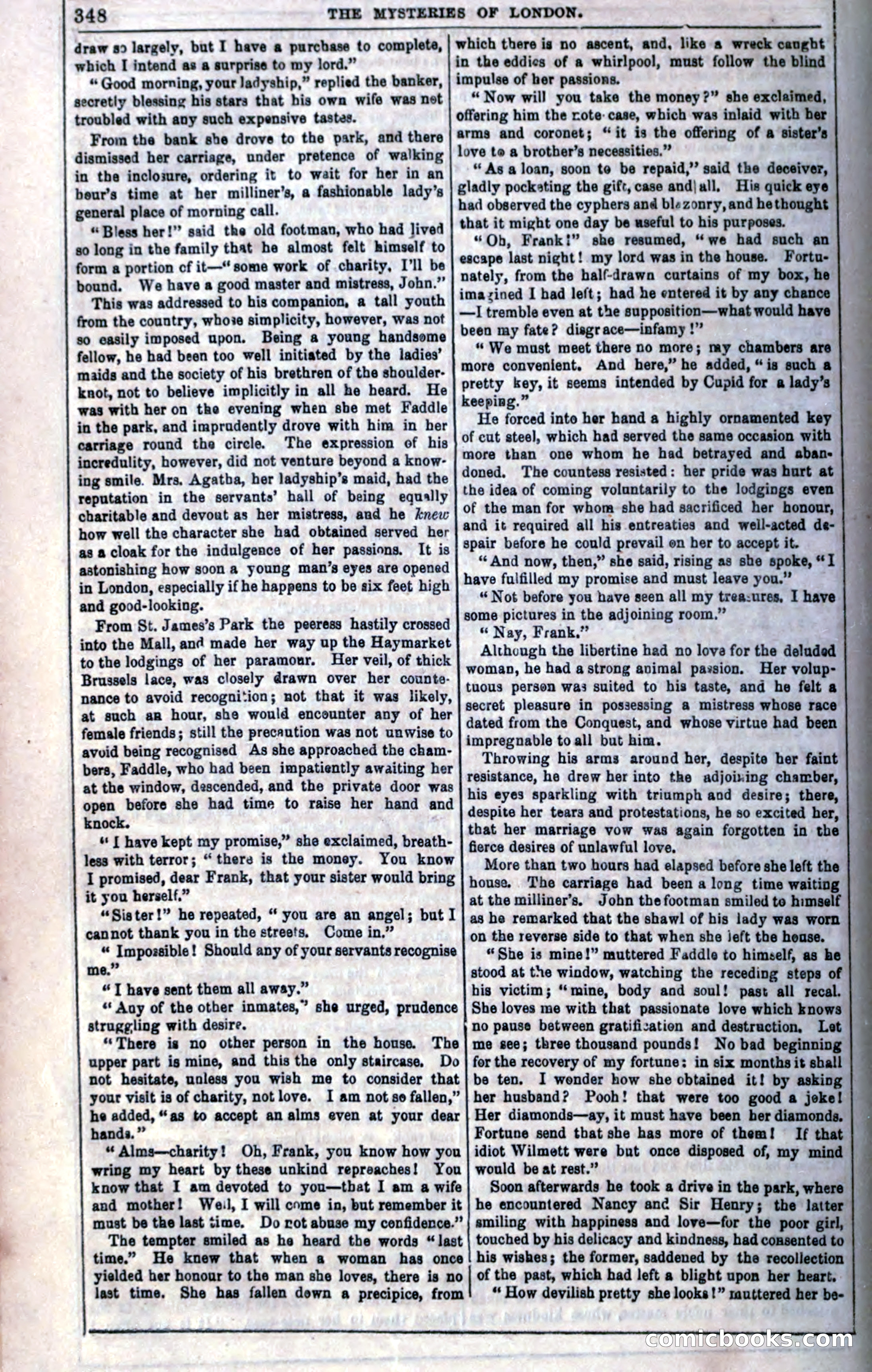 The Mysteries of London; or, Lights and Shadows of London Life — page 350 of 394