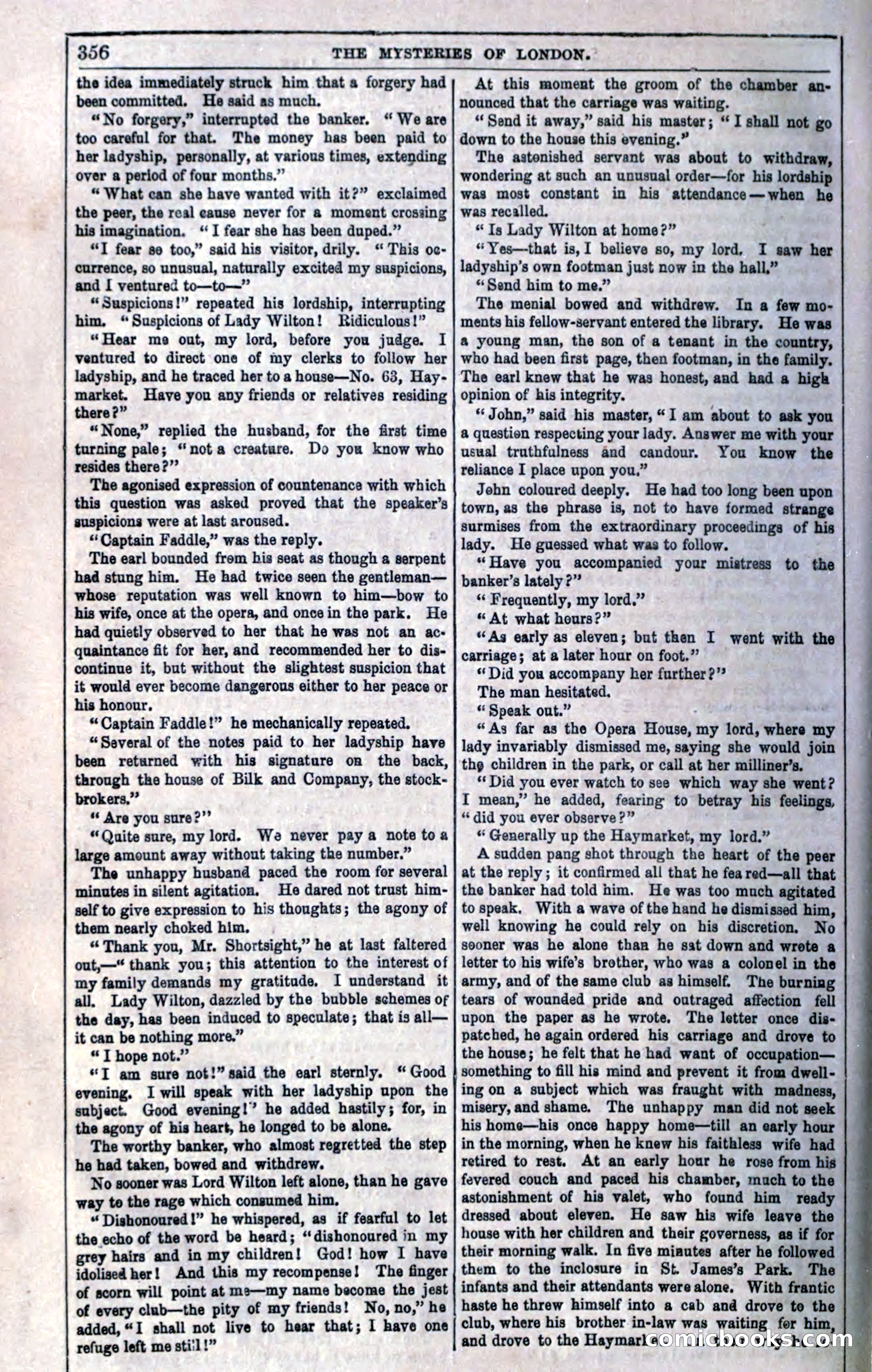 The Mysteries of London; or, Lights and Shadows of London Life — page 358 of 394