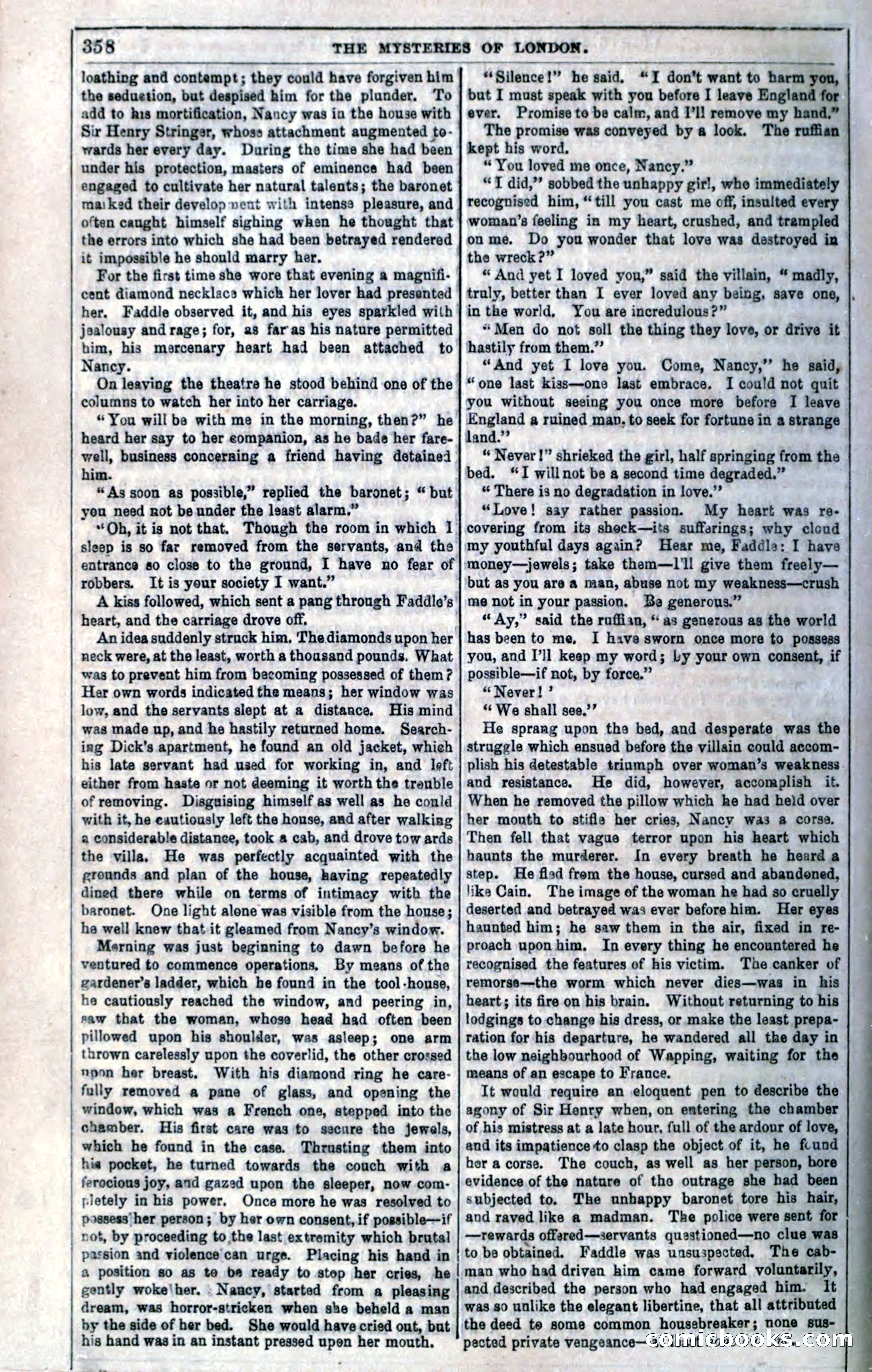 The Mysteries of London; or, Lights and Shadows of London Life — page 360 of 394