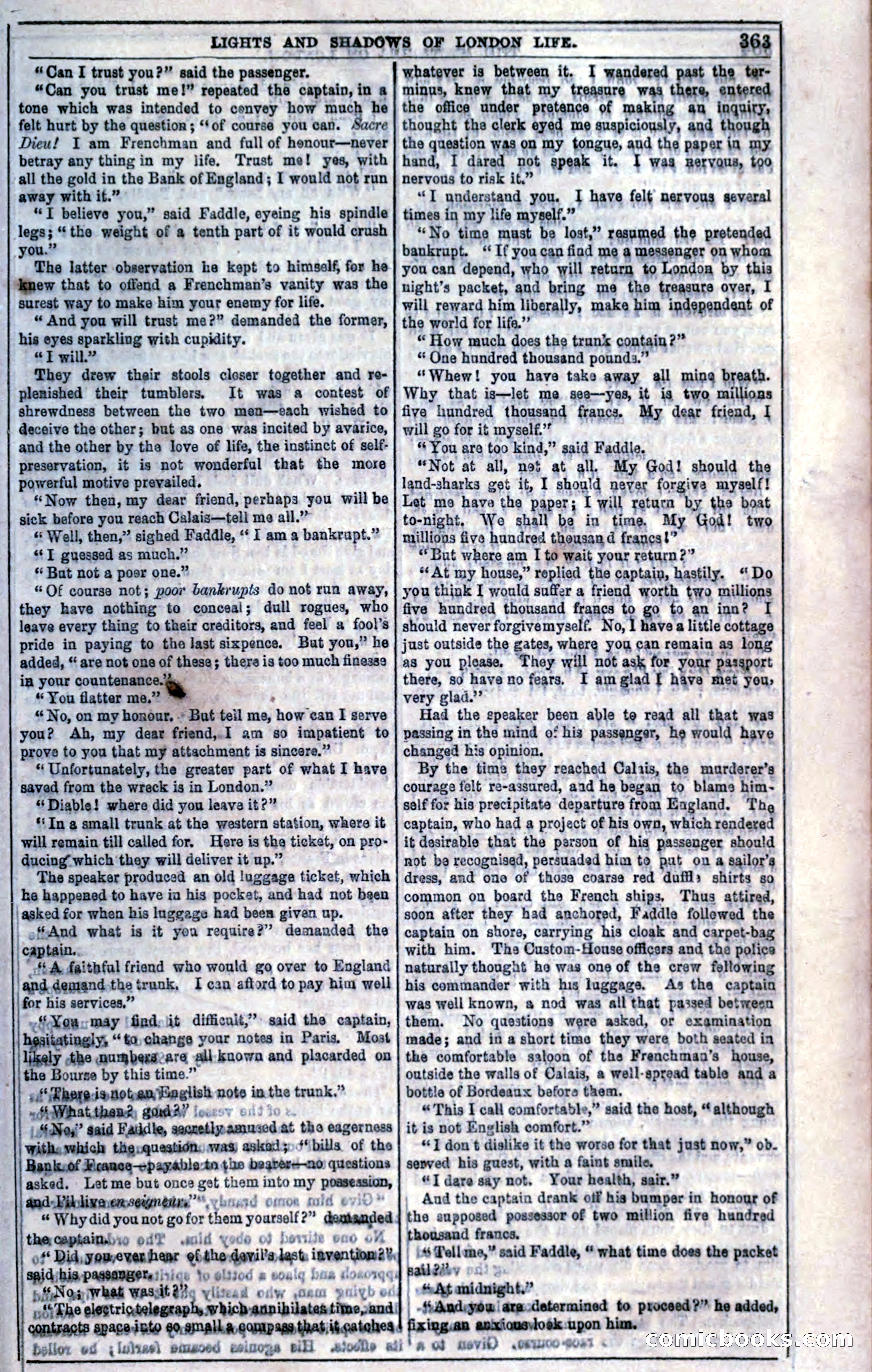 The Mysteries of London; or, Lights and Shadows of London Life — page 365 of 394