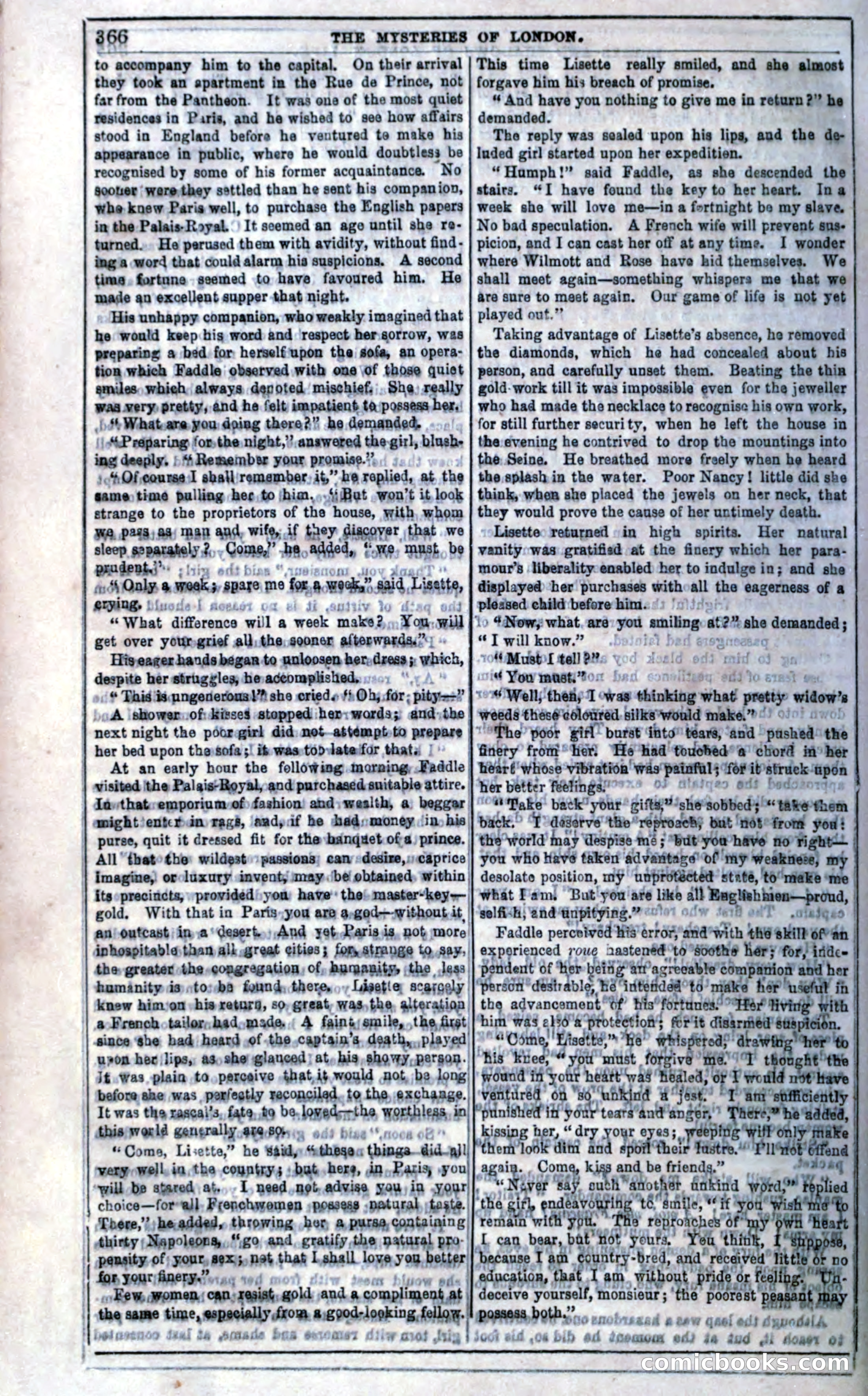The Mysteries of London; or, Lights and Shadows of London Life — page 368 of 394