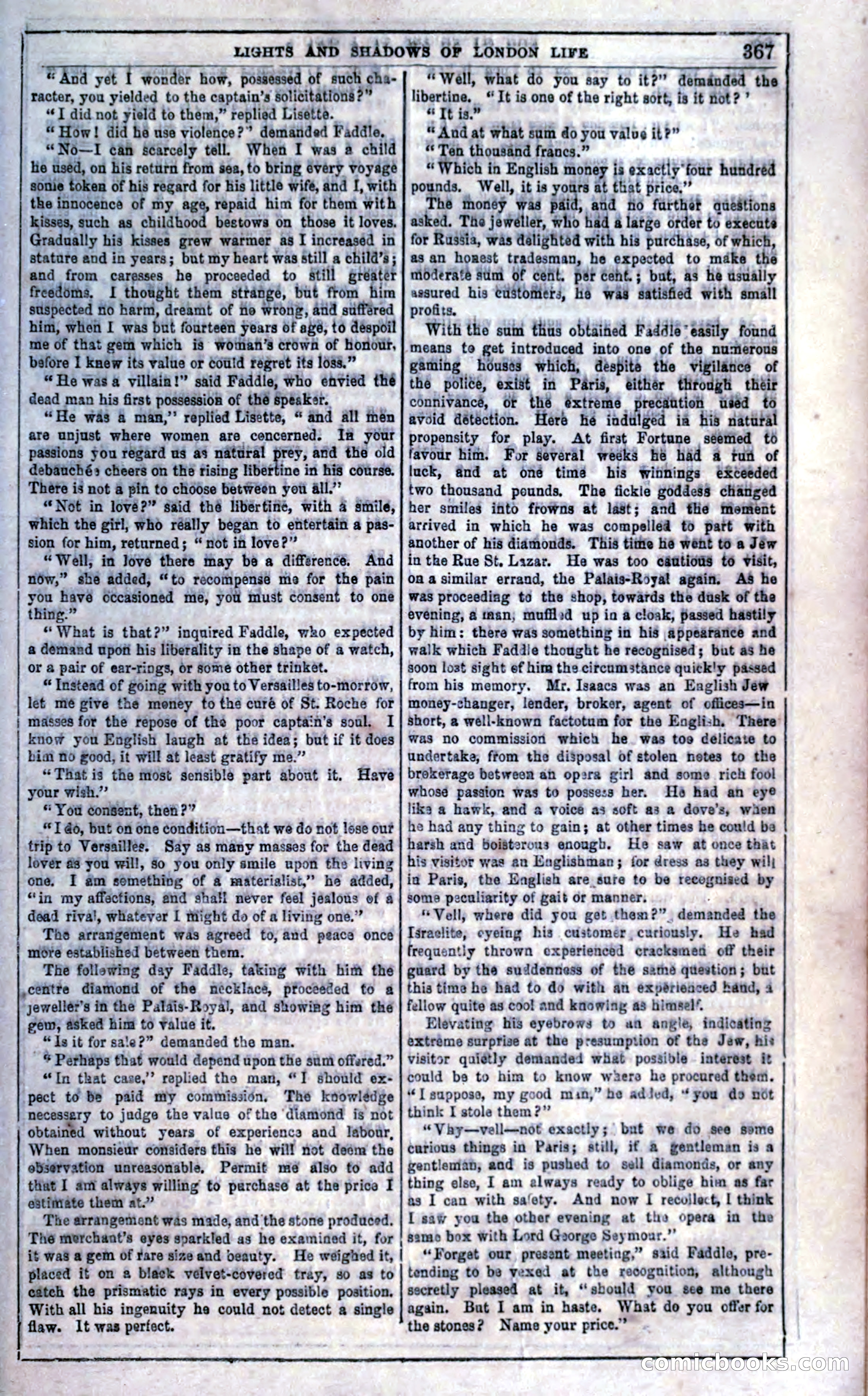 The Mysteries of London; or, Lights and Shadows of London Life — page 369 of 394
