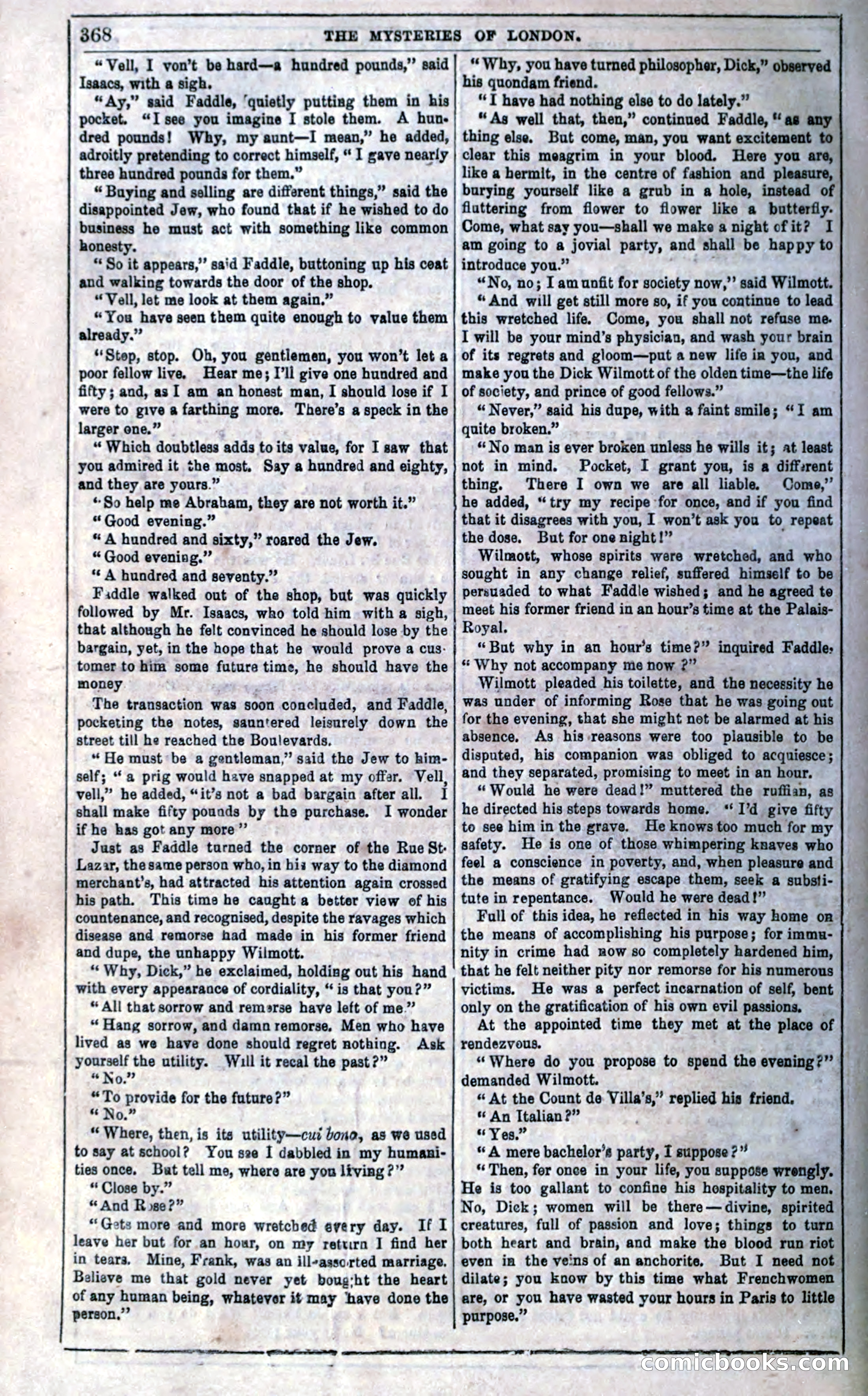 The Mysteries of London; or, Lights and Shadows of London Life — page 370 of 394