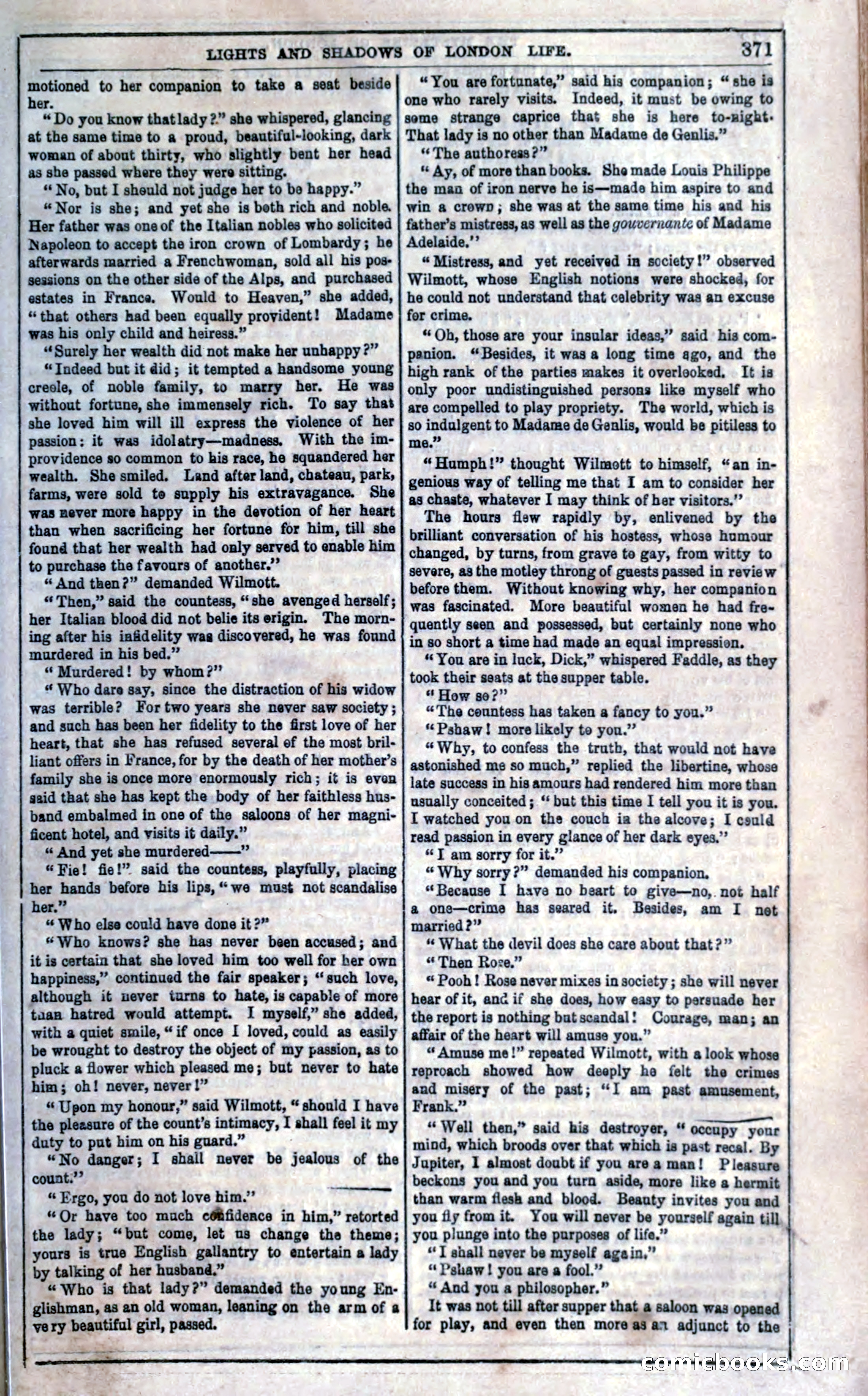 The Mysteries of London; or, Lights and Shadows of London Life — page 373 of 394