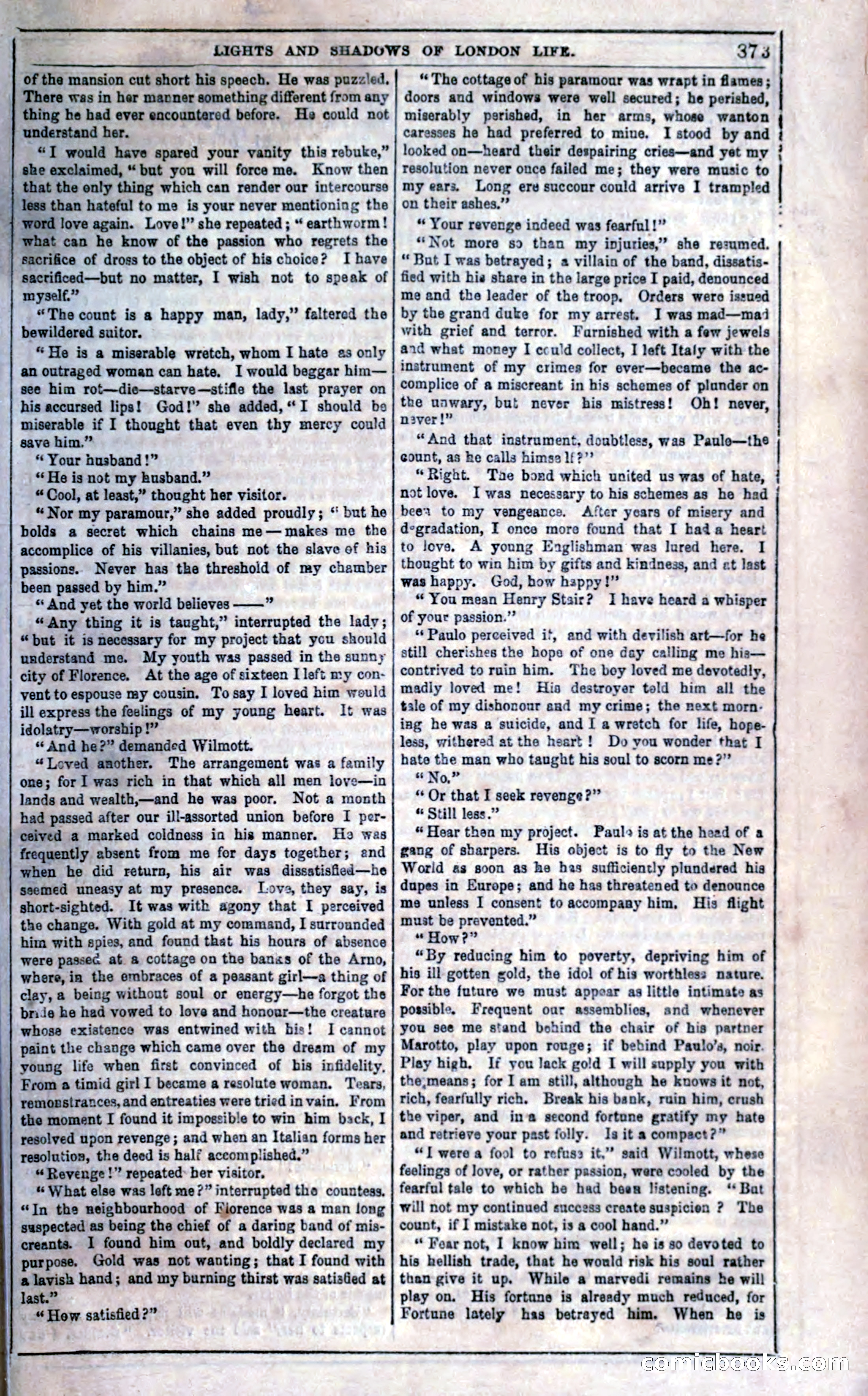 The Mysteries of London; or, Lights and Shadows of London Life — page 375 of 394