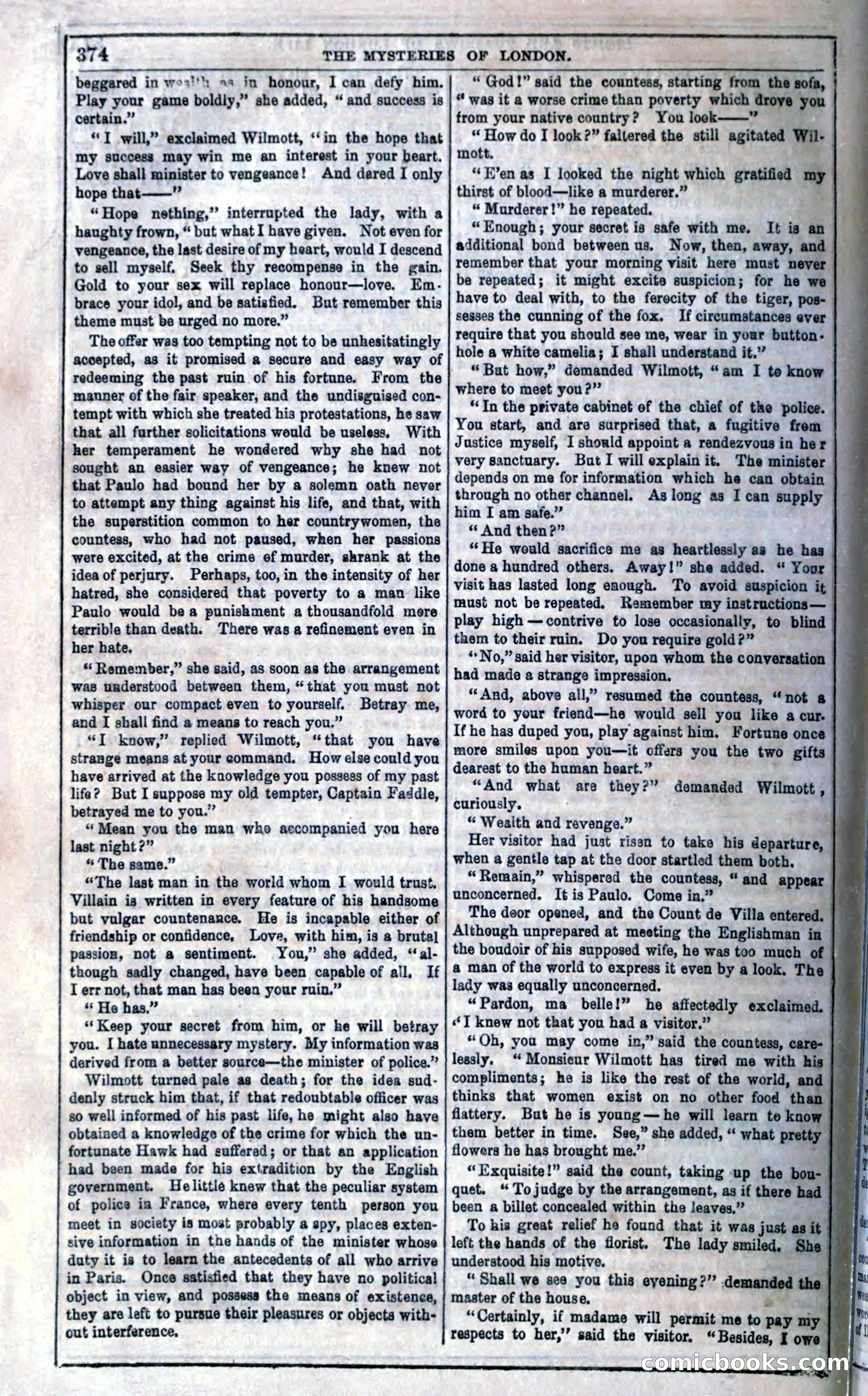 The Mysteries of London; or, Lights and Shadows of London Life — page 376 of 394