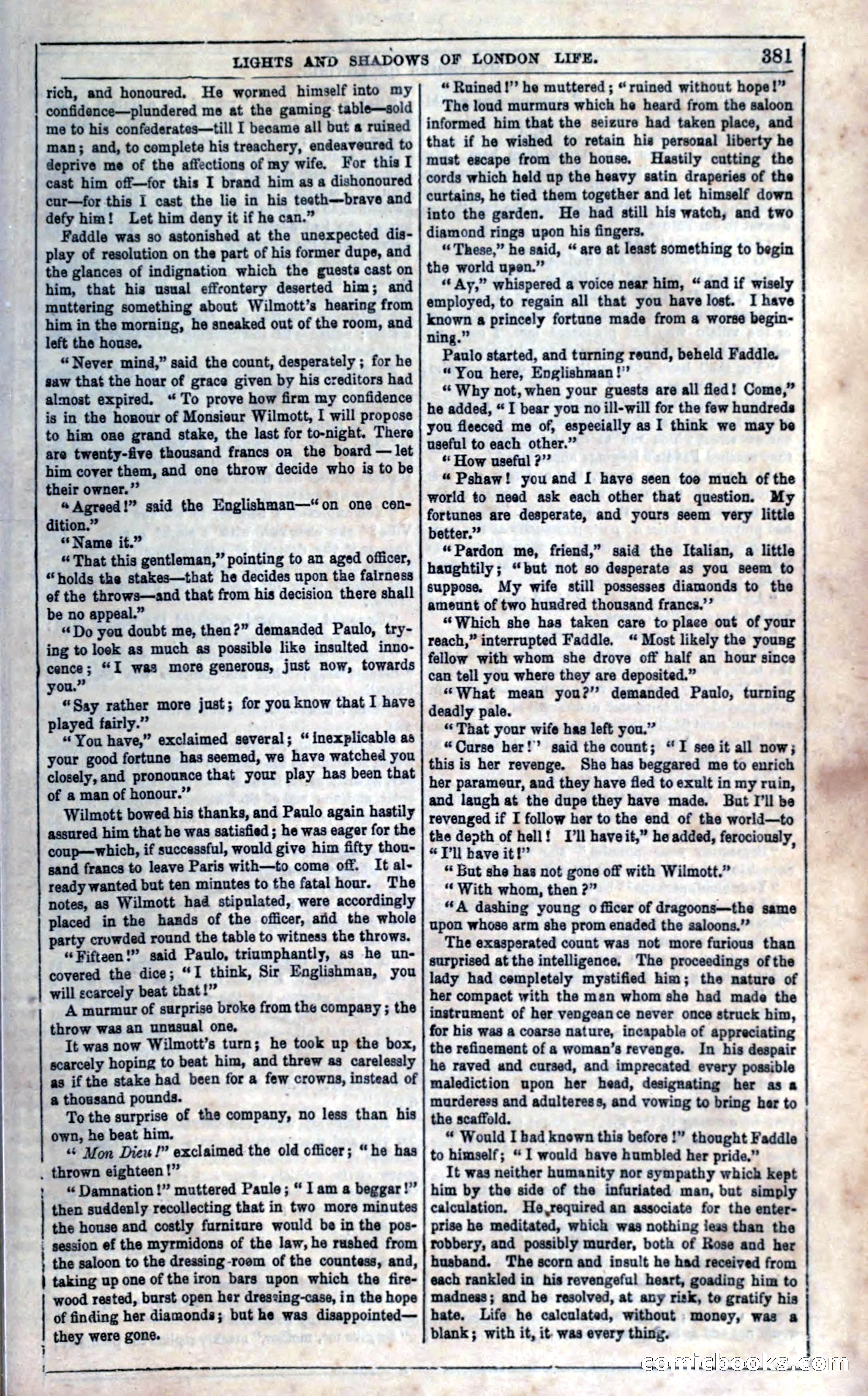 The Mysteries of London; or, Lights and Shadows of London Life — page 383 of 394