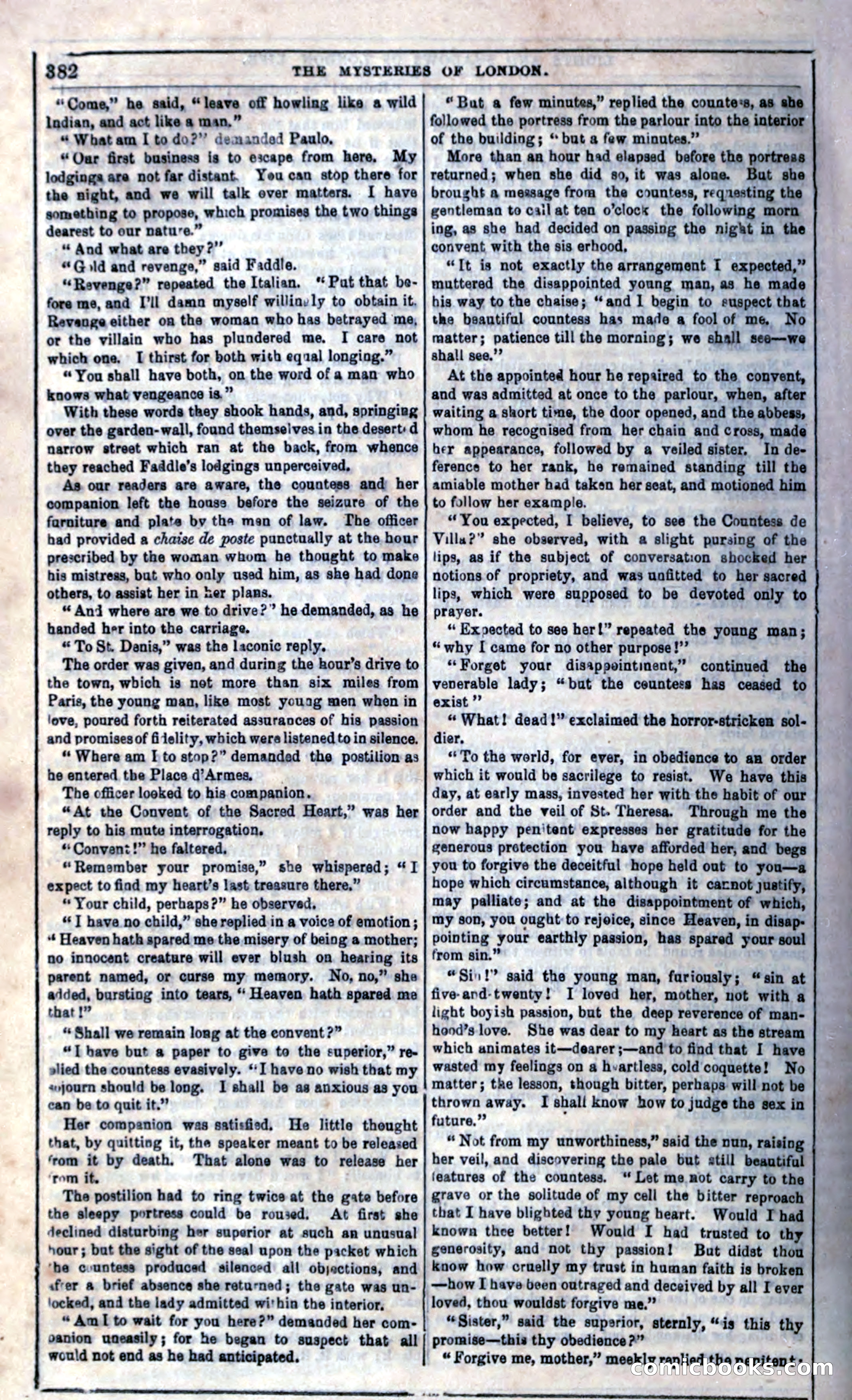 The Mysteries of London; or, Lights and Shadows of London Life — page 384 of 394