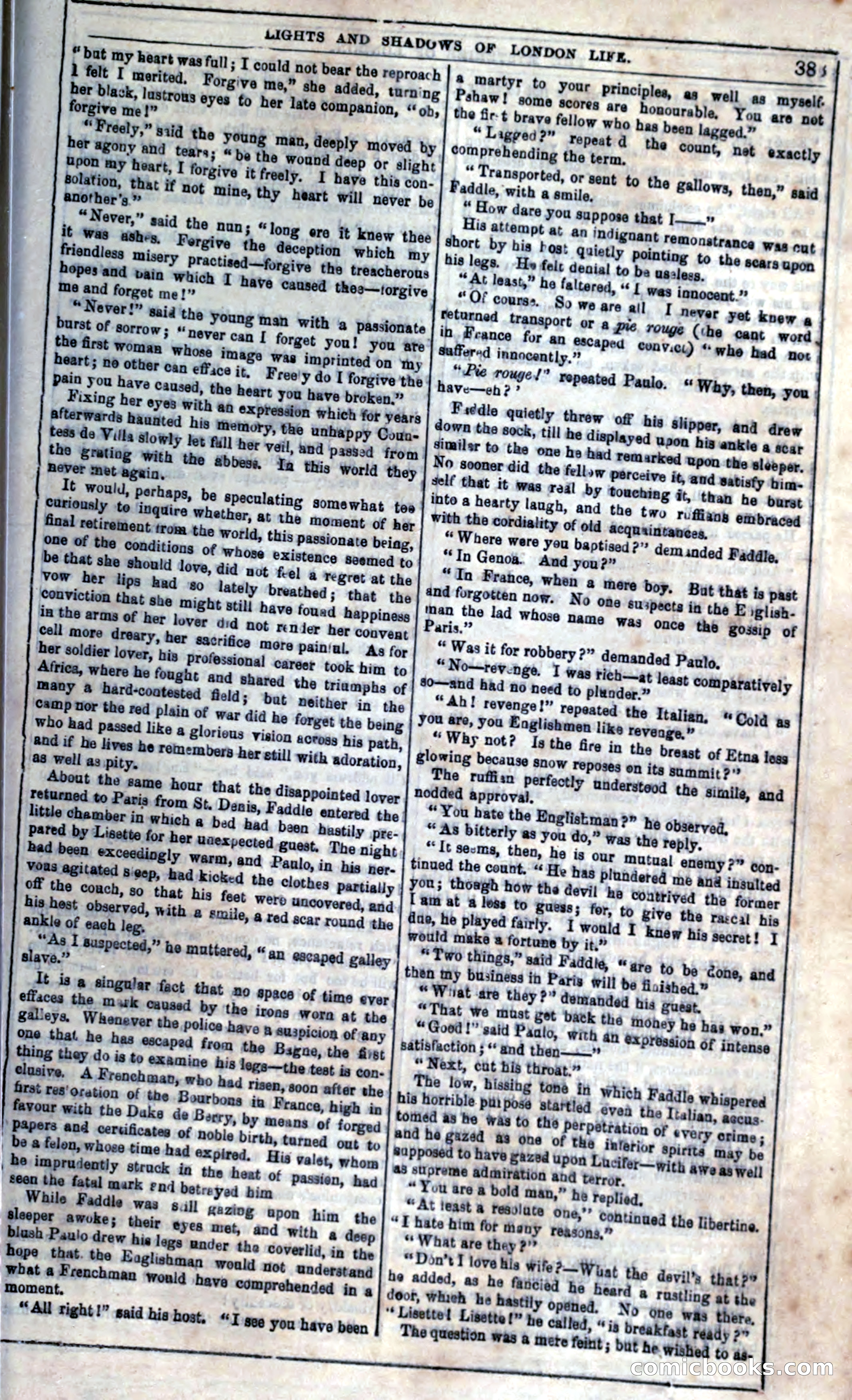 The Mysteries of London; or, Lights and Shadows of London Life — page 385 of 394