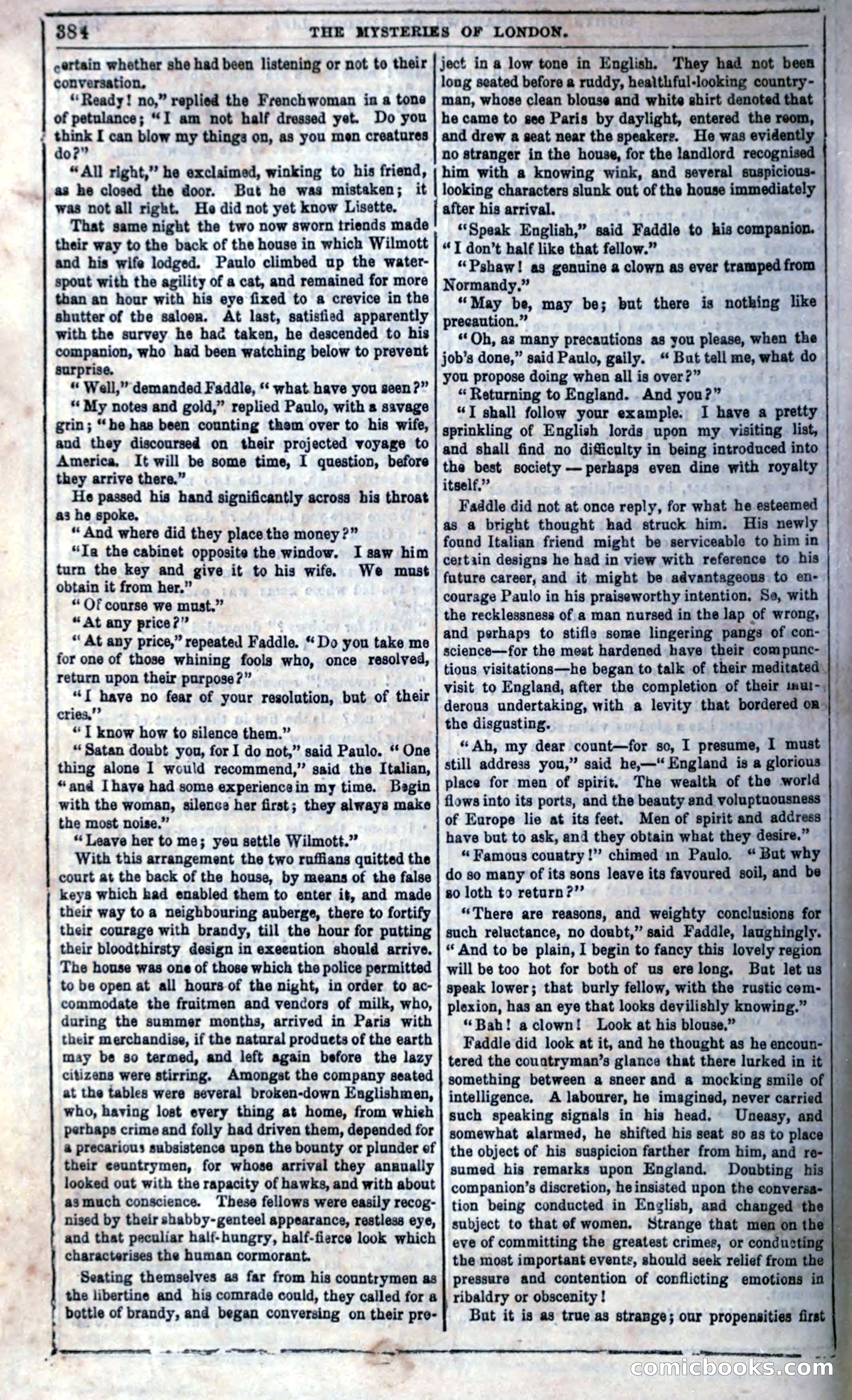 The Mysteries of London; or, Lights and Shadows of London Life — page 386 of 394