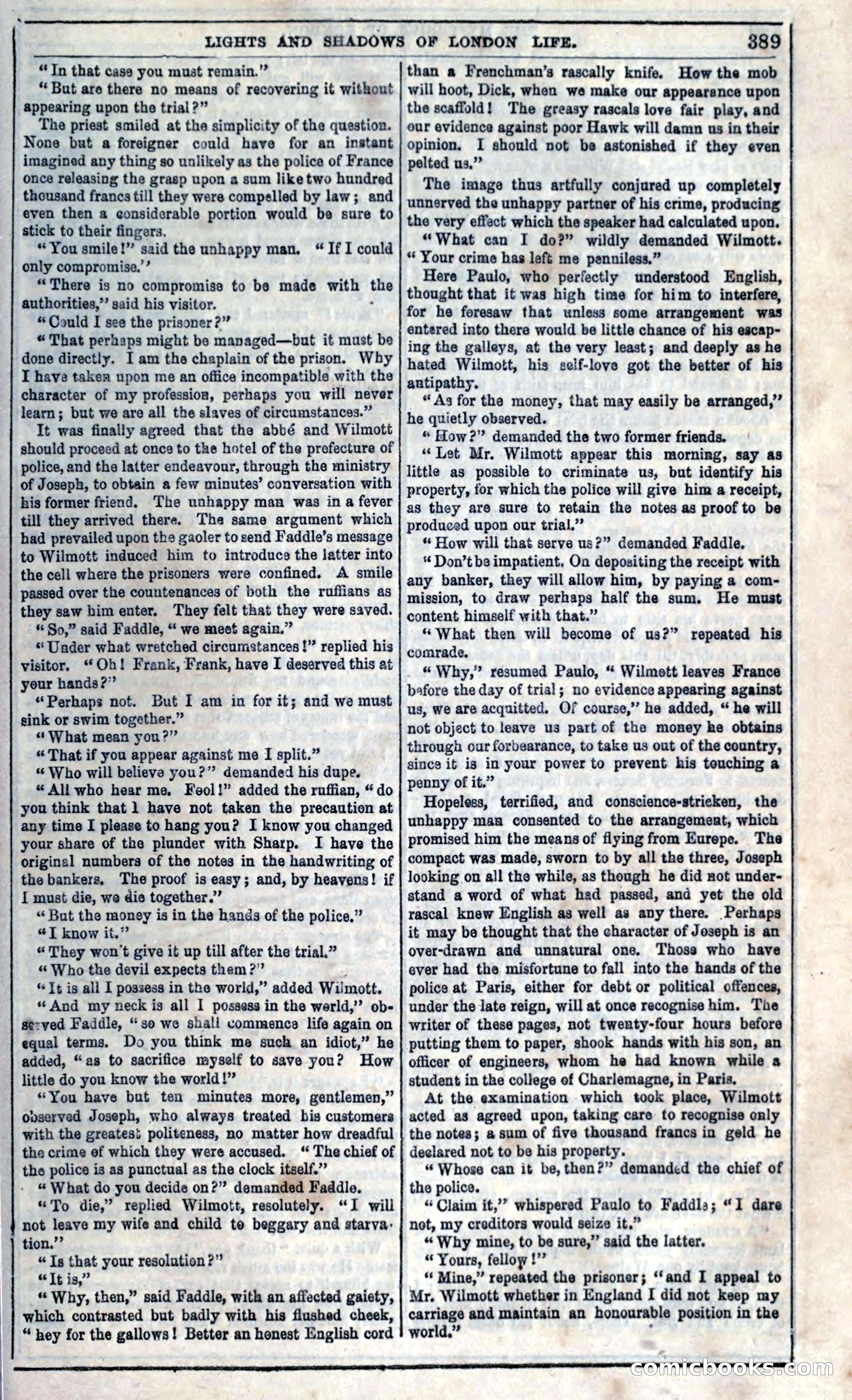 The Mysteries of London; or, Lights and Shadows of London Life — page 391 of 394