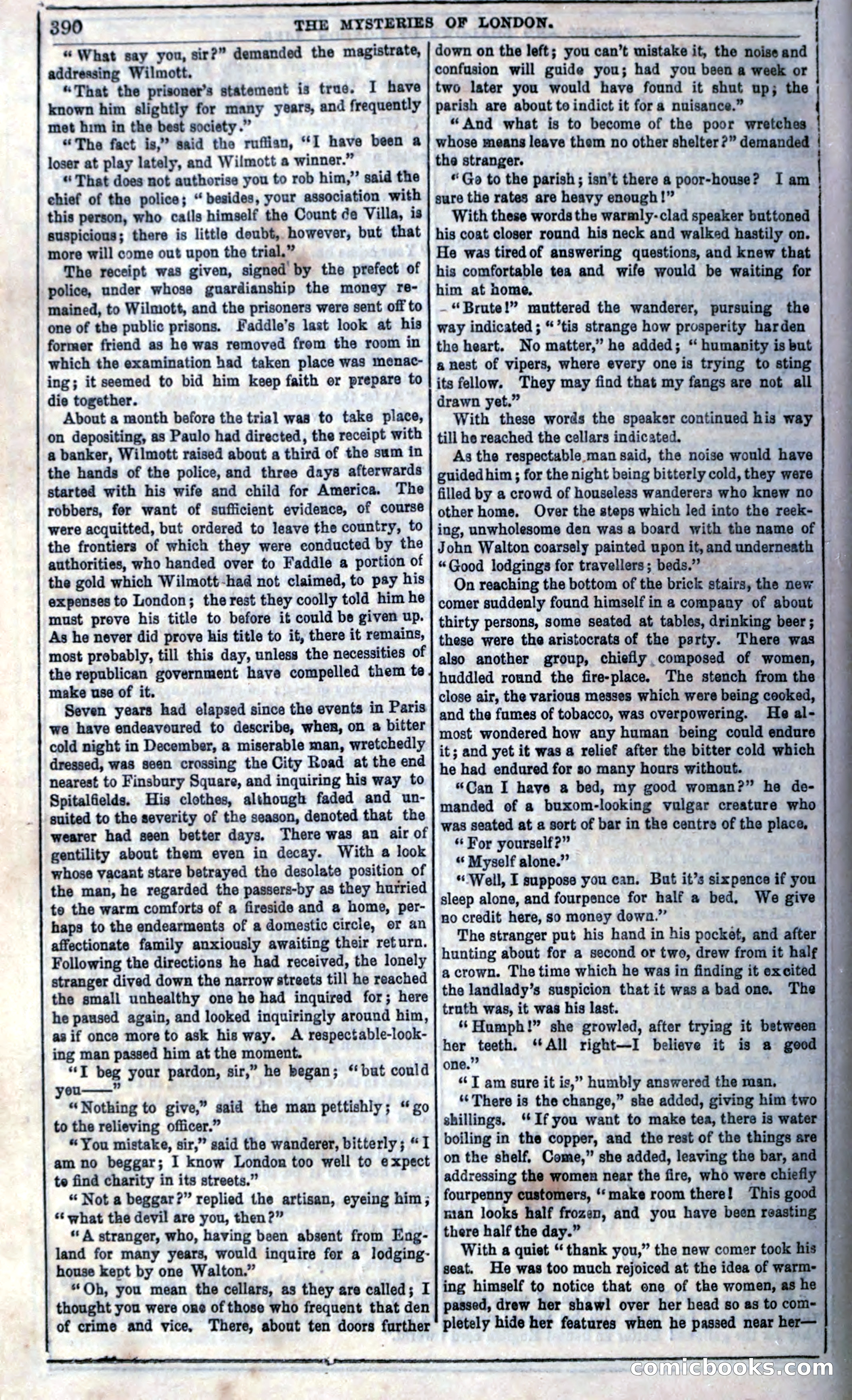 The Mysteries of London; or, Lights and Shadows of London Life — page 392 of 394