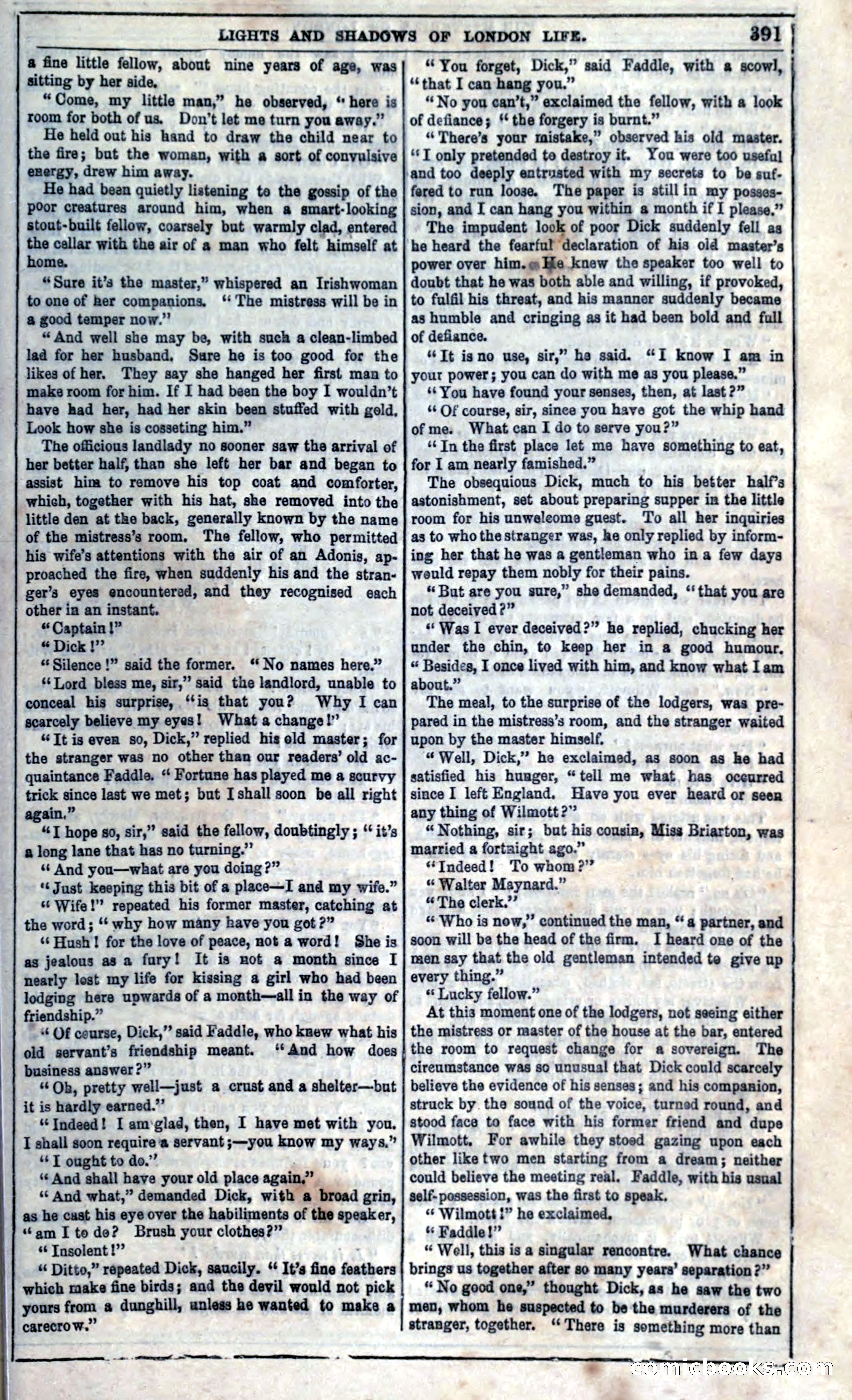 The Mysteries of London; or, Lights and Shadows of London Life — page 393 of 394