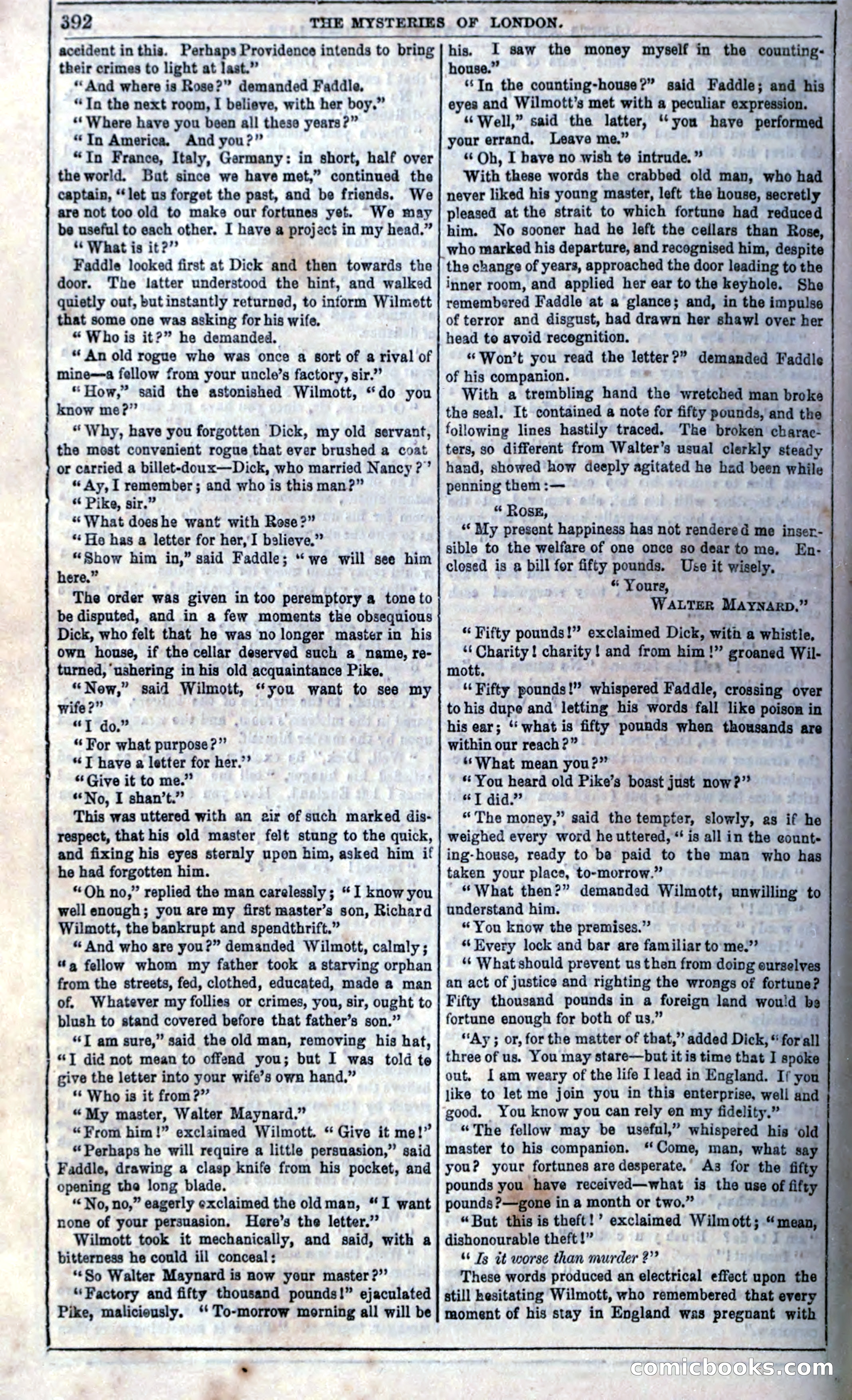 The Mysteries of London; or, Lights and Shadows of London Life — page 394 of 394