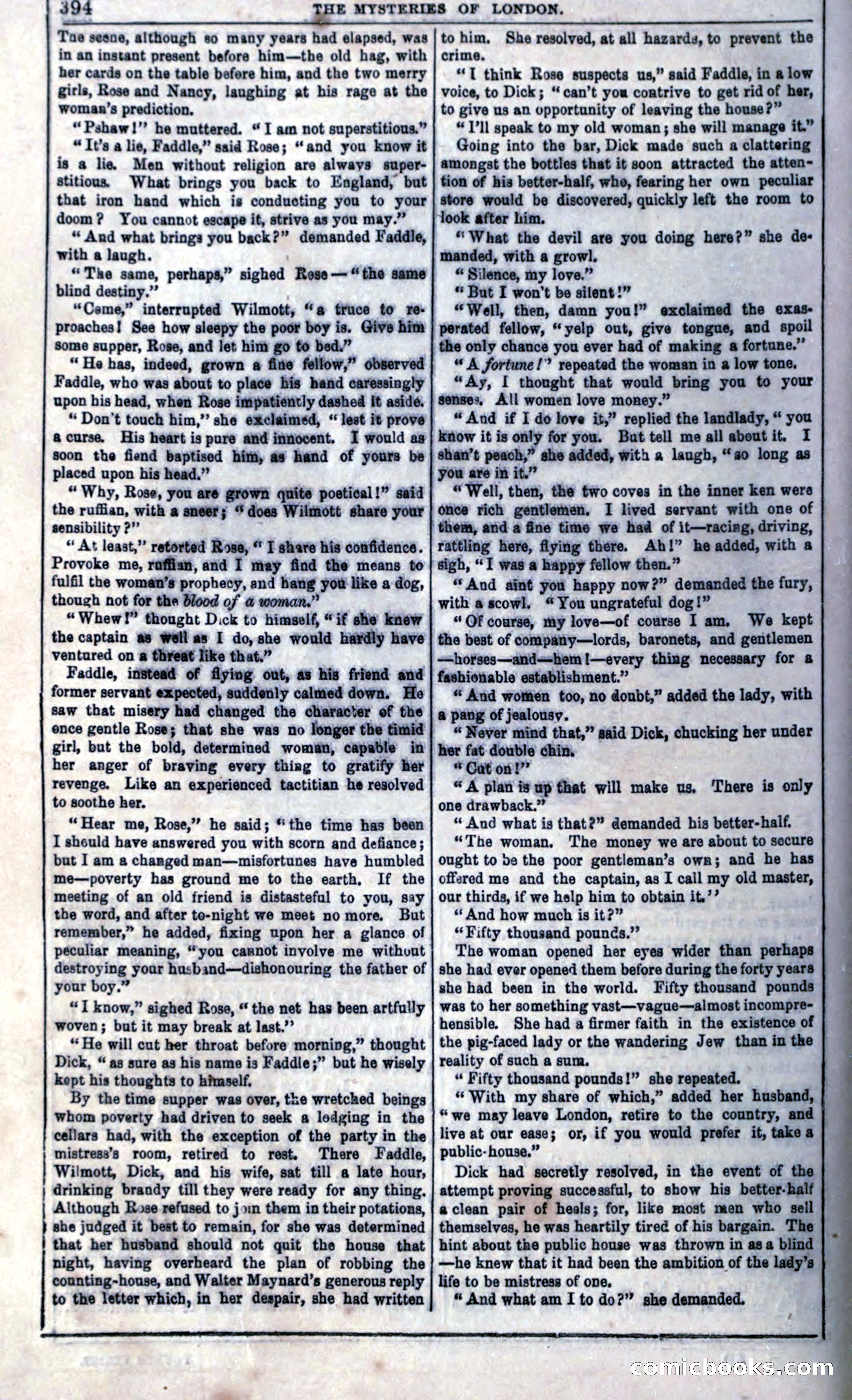 The Mysteries of London; or, Lights and Shadows of London Life — page 396 of 394
